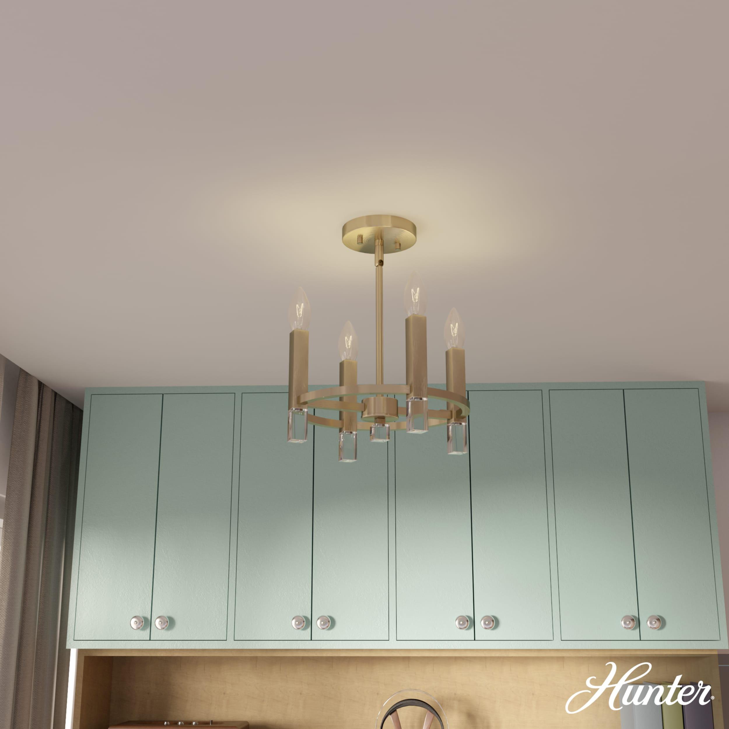 Hunter Sunjai 4 Light Semi-Flush Ceiling Light Fixture