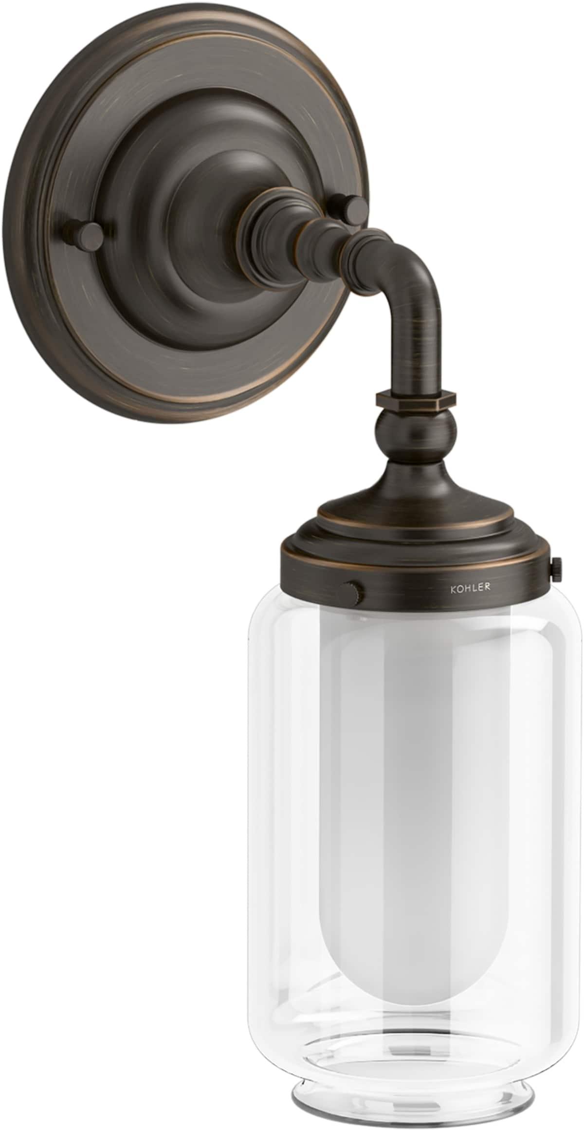 Oil Rubbed Bronze Dimmable Bathroom Vanity Light