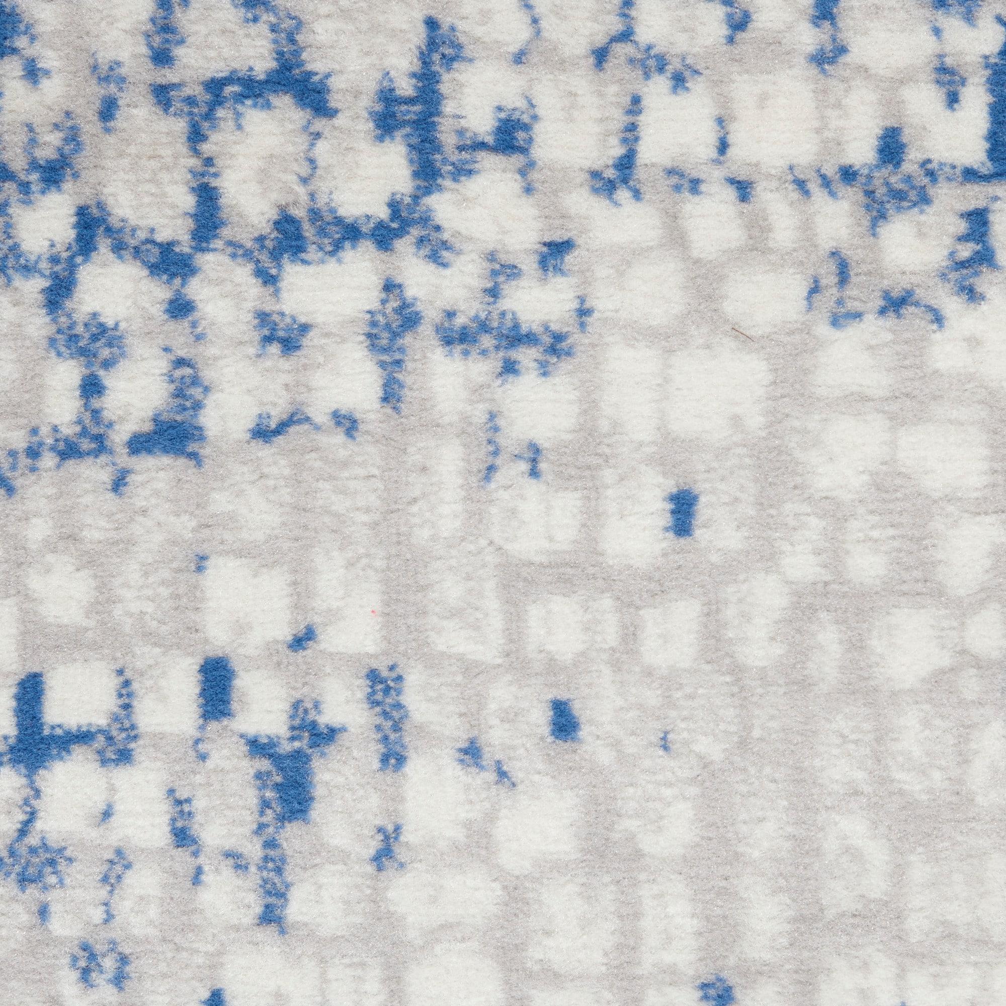 Nourison Whimsicle WHS07 Indoor only Area Rug - Grey Blue 4' x 6'