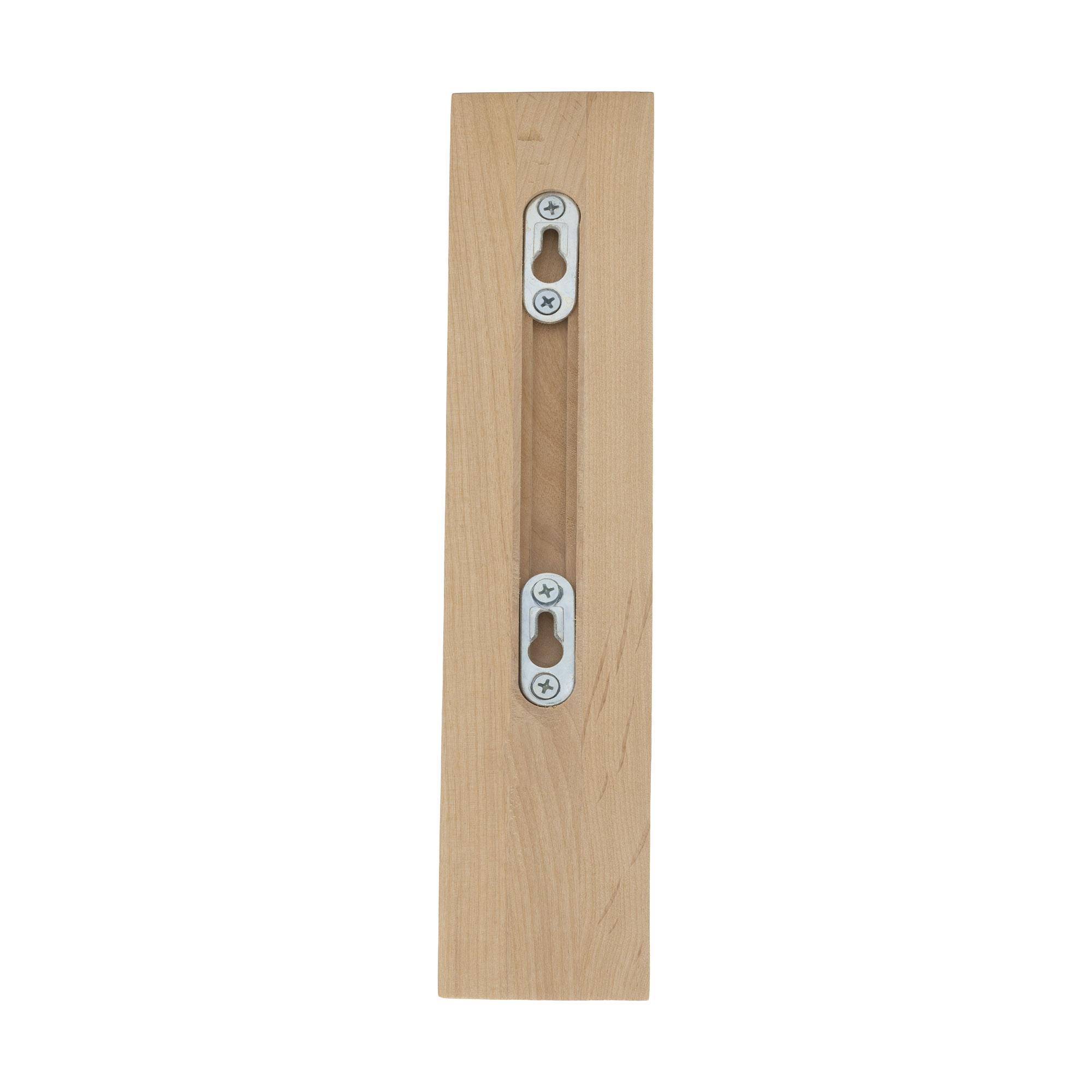 Architectural Products by Outwater L.L.C. 12 in x 2-1/2 in x 8 in Unfinished Medium Solid Traditional Plain Wood Bracket Corbel