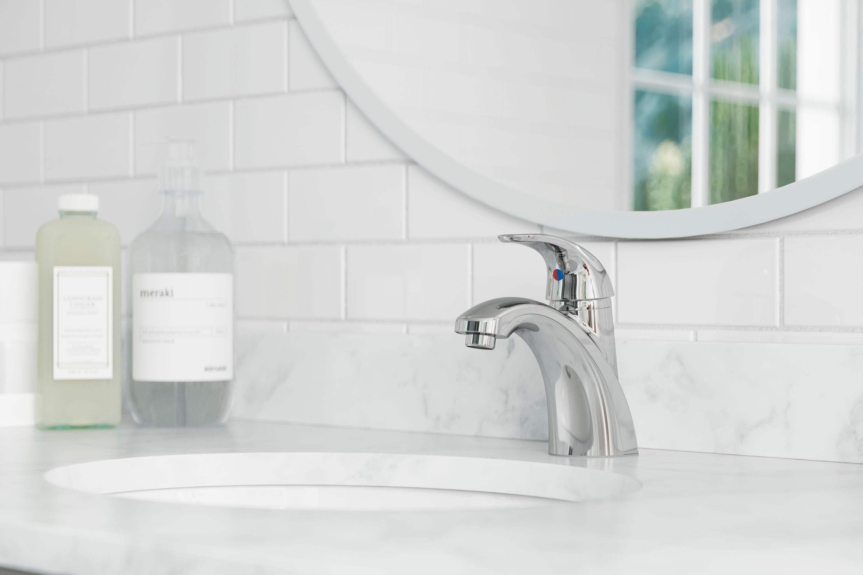 Pfister LF-042-PRCC Parisa Single Hole Bathroom Faucet with Drain Assembly
