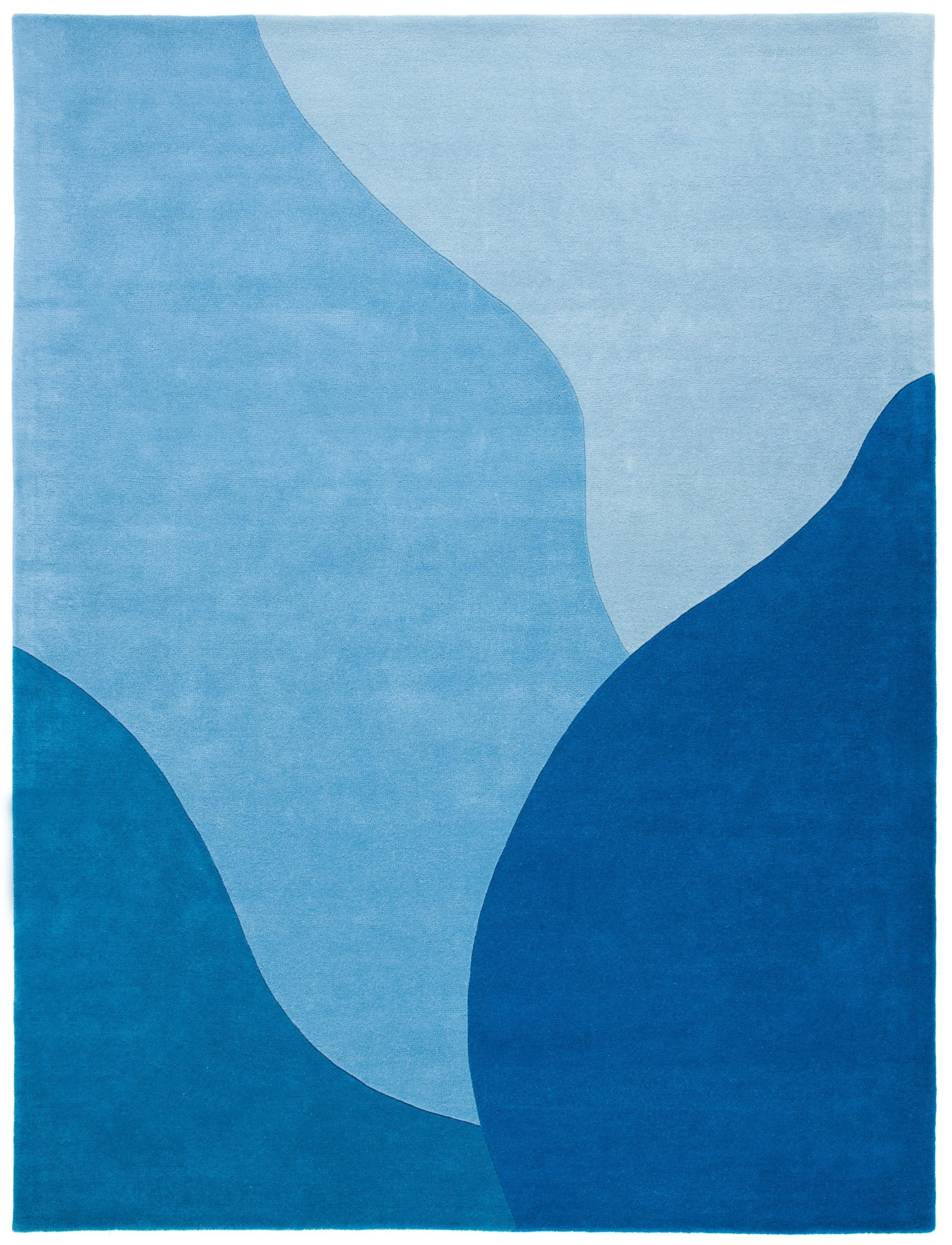 Fifth Avenue FTV117 Hand Tufted Indoor Area Rug - Blue - 9'x12' - Safavieh