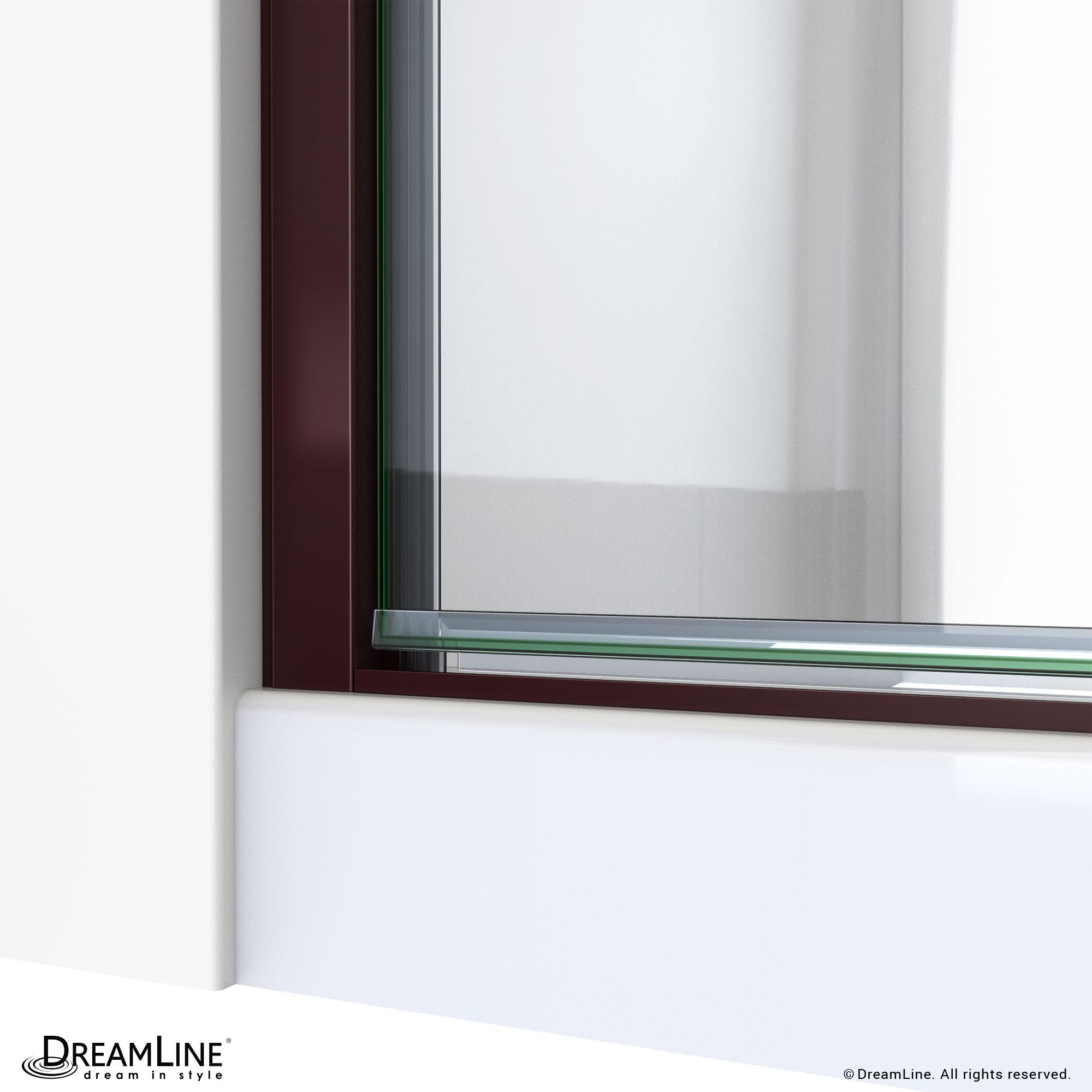 DreamLine Charisma-X 56-60 in. W x 76 in. H Frameless Bypass Sliding Shower Door