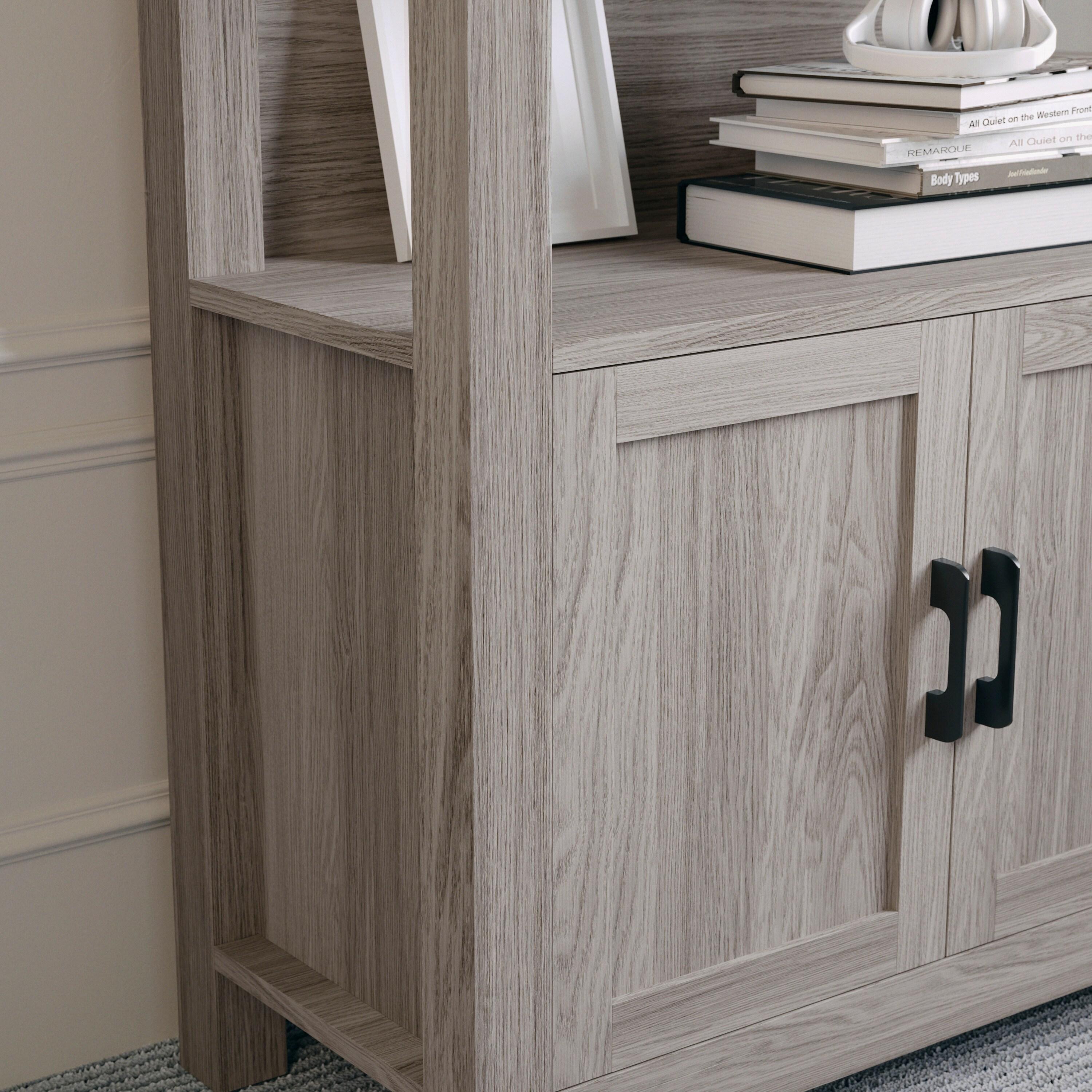 Martha Stewart Teague Martha Stewart 68" Shaker Bookcase with Storage Cabinet