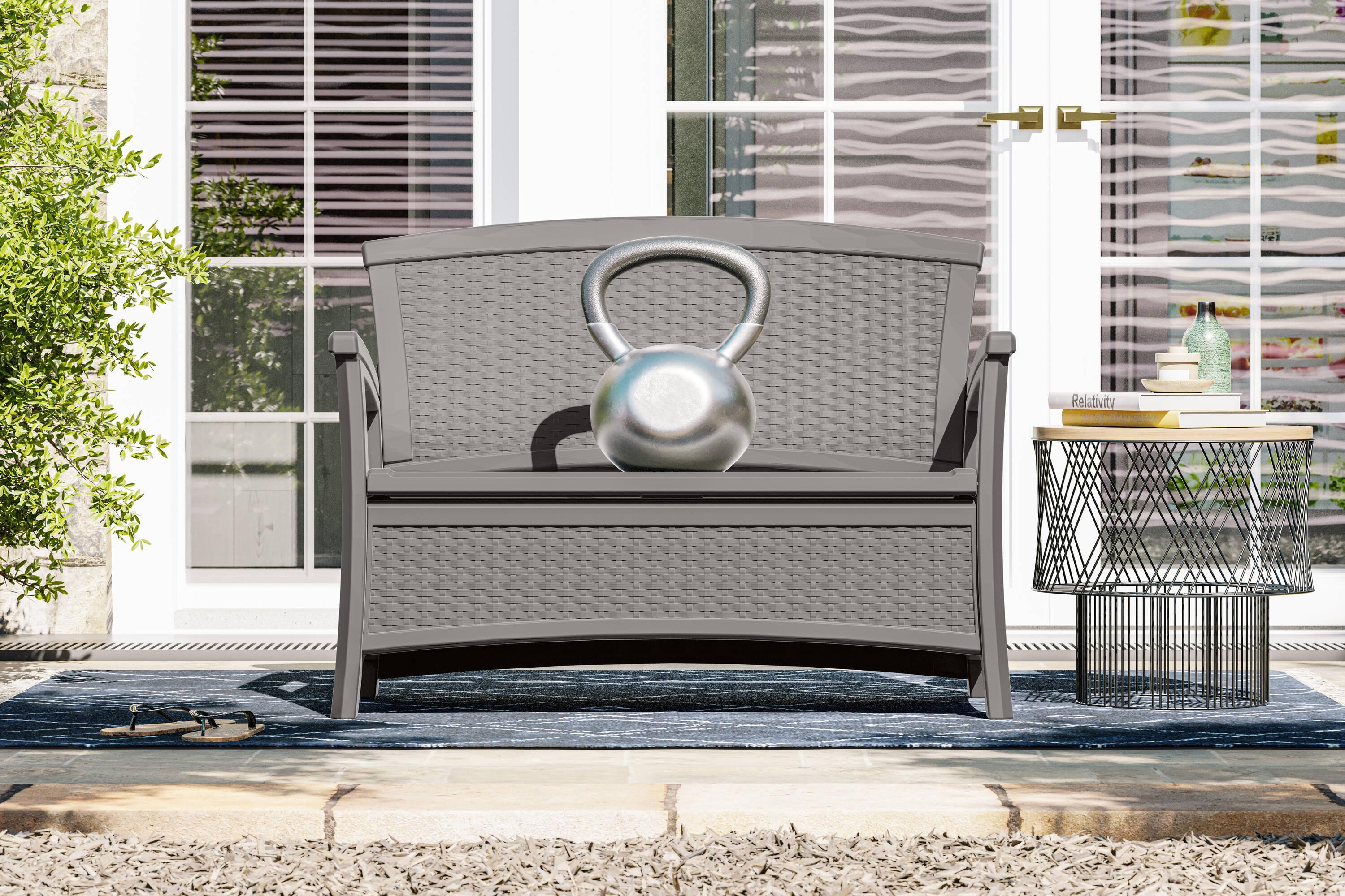 Suncast Elements 47'' Resin Outdoor Loveseat