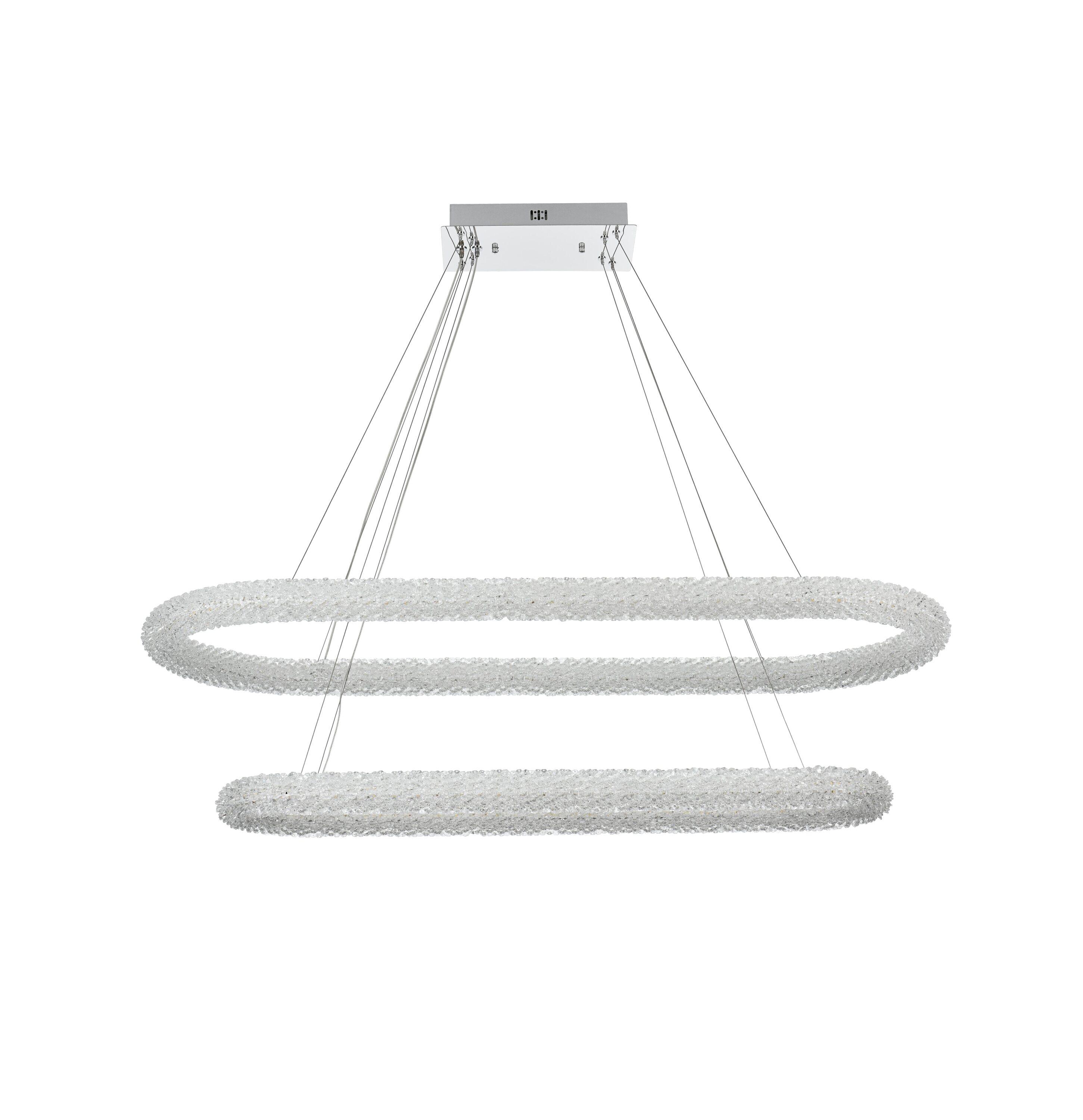 Elegant Lighting Serena 16 - Light Chandelier in  Satin Gold