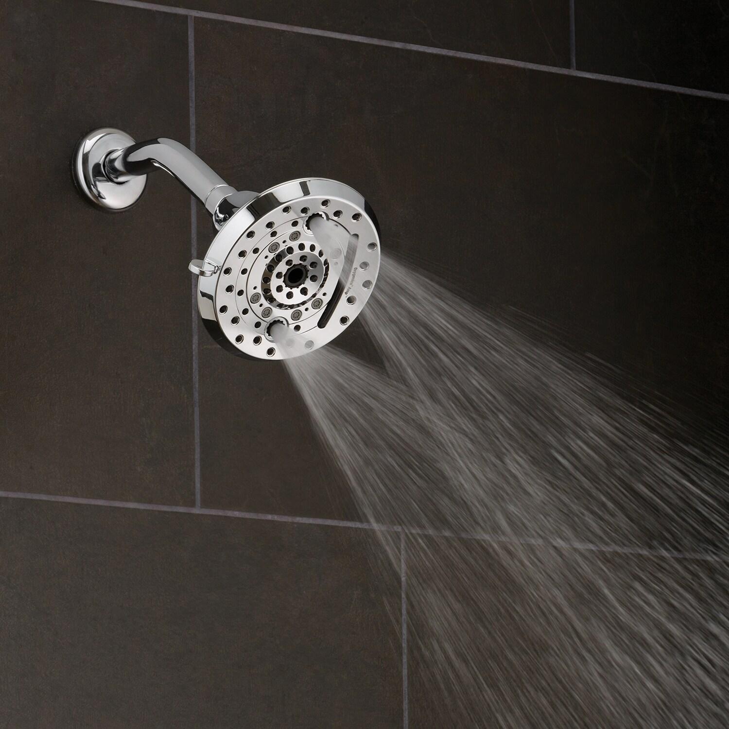 Oxygenics Amp Chrome Fixed Shower Head 1.8-GPM (6.8-LPM)
