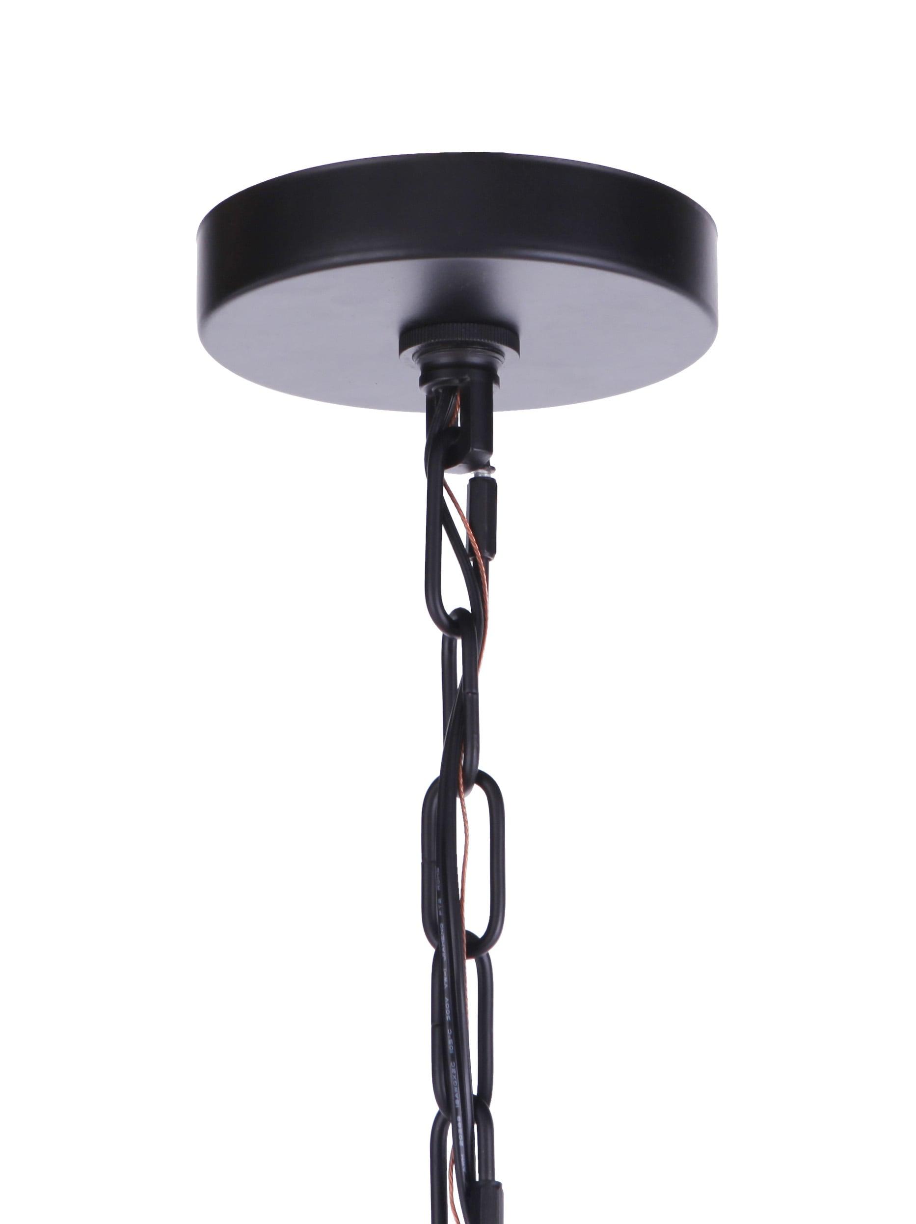 54328-FB-Craftmade Lighting-Larrson - 8 Light Chandelier-Flat Black Finish    -Traditional Installation