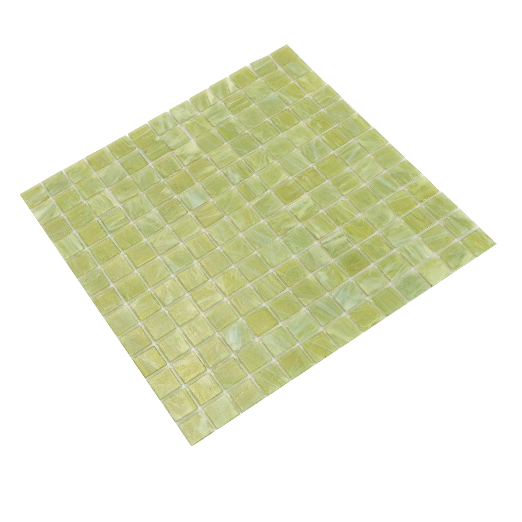 Celestial 0.8" x 0.8" Glass Grid Mosaic Wall & Floor Tile