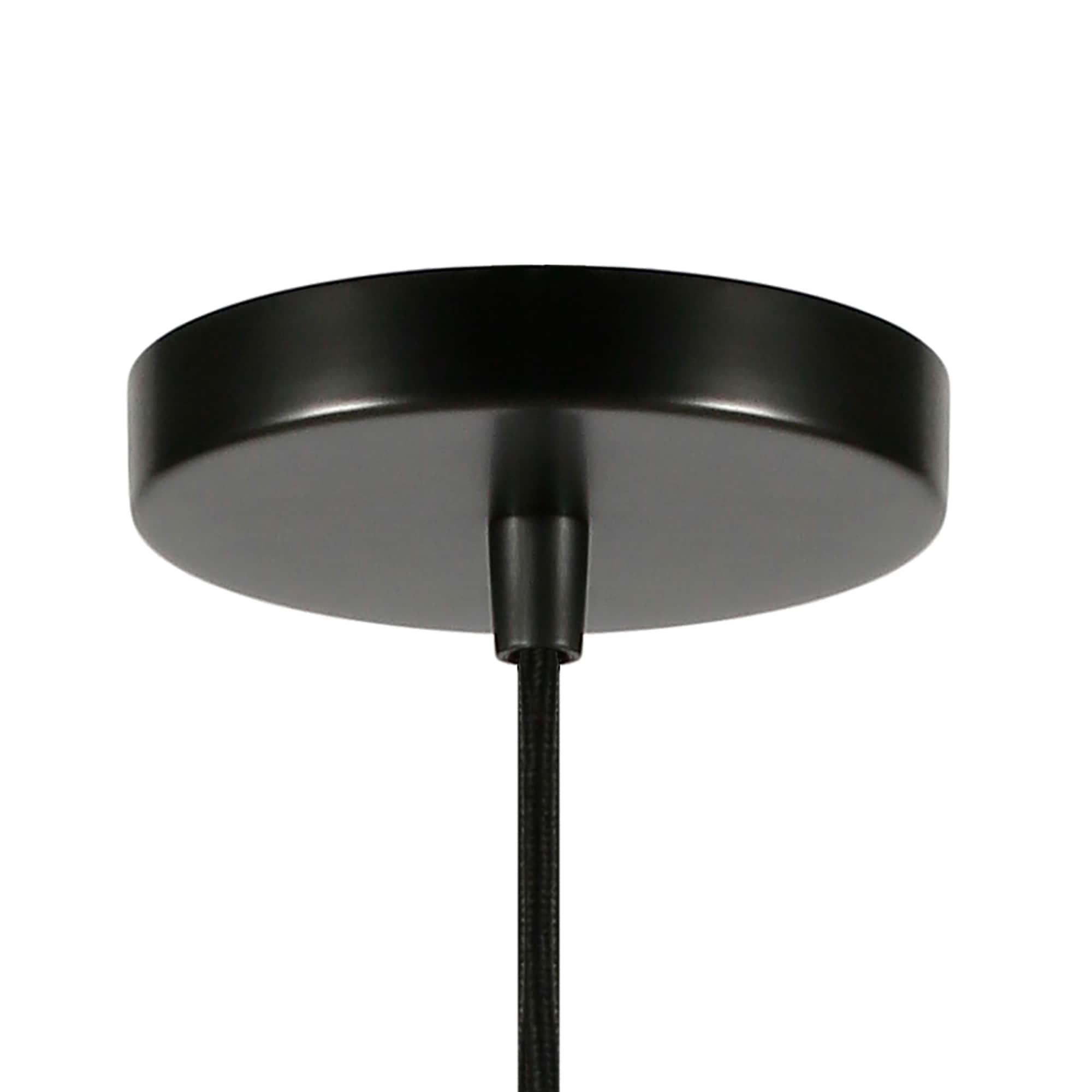Evelyn&Zoe 17" Blackened Bronze Pendant