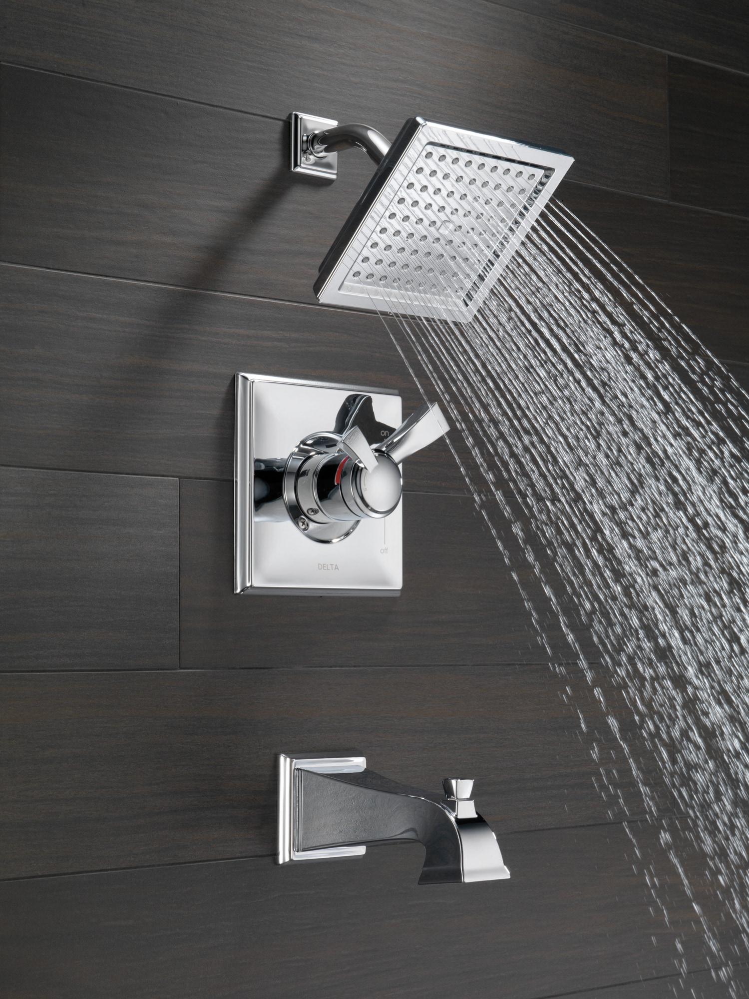 Dryden Tub and Shower Faucet with H2Okinetic Technology