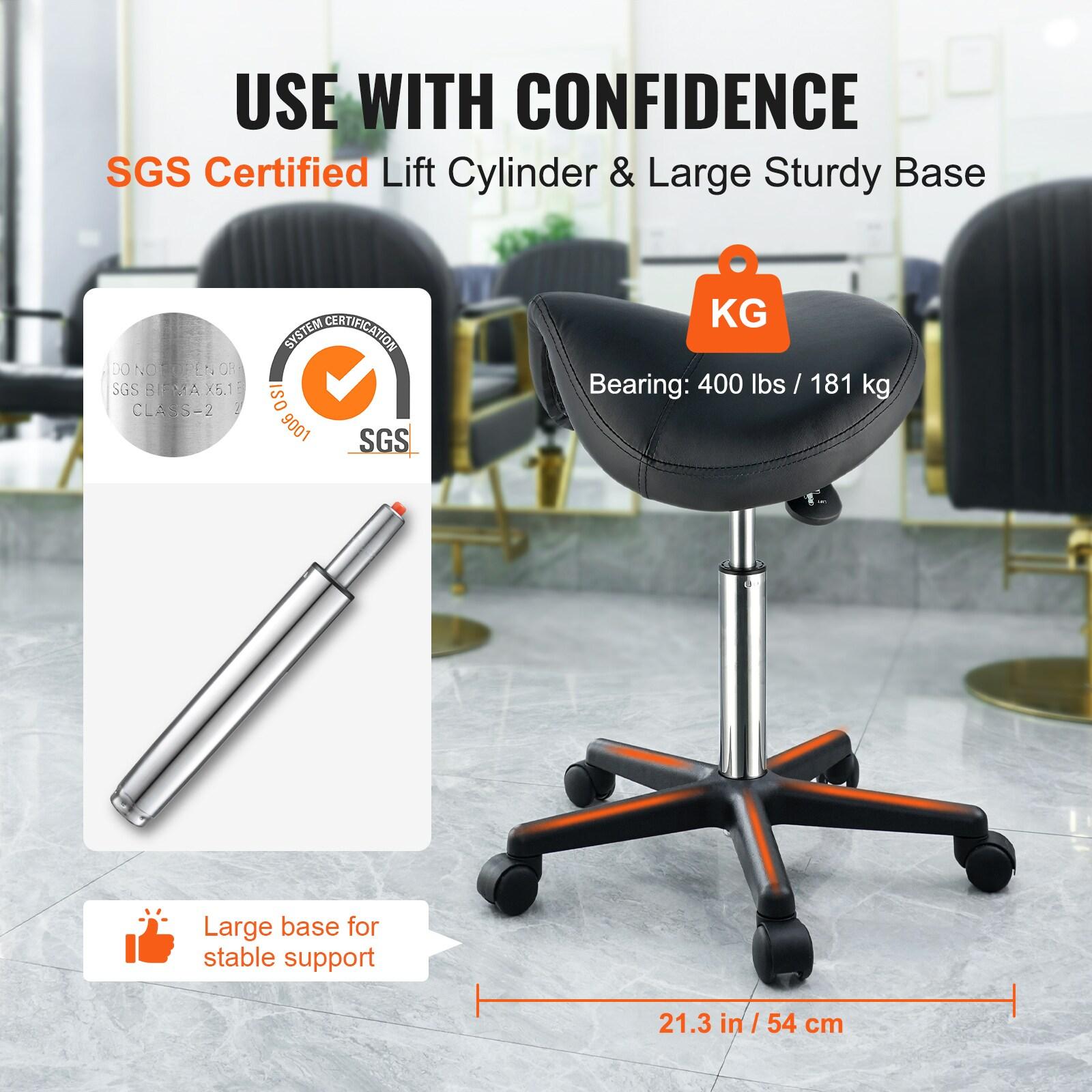 Adjustable Height Ergonomic Active Stool with Wheels