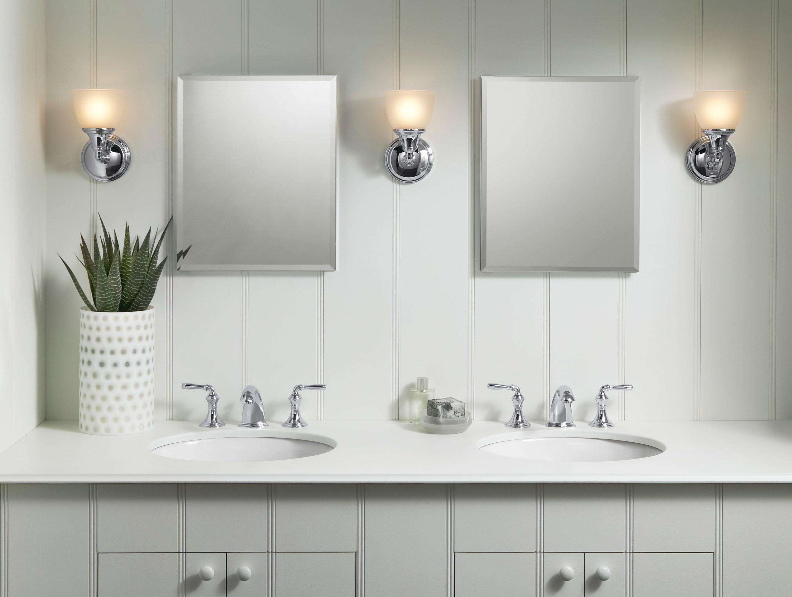 Kohler ® Devonshire ® Widespread Chrome Bathroom Sink Faucet