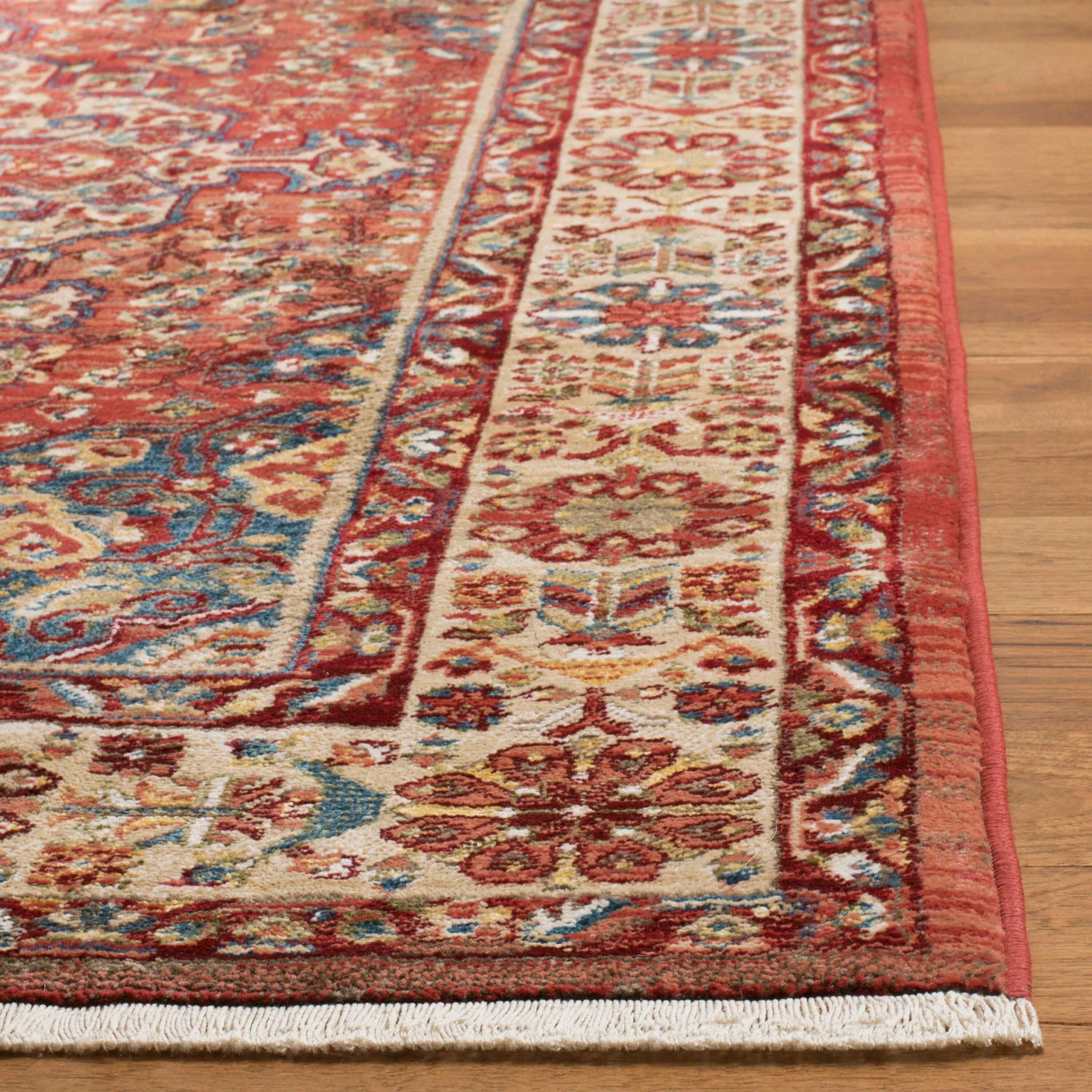 Kashan KSN305 Power Loomed Area Rug - Red/Ivory - 8'x10' - Safavieh.