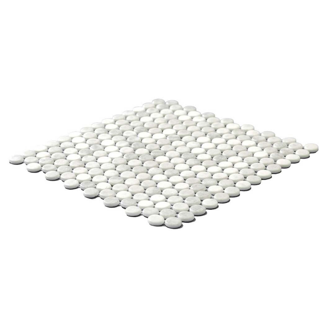 Eterna Penny 12"x12" Recycled Glass Mosaic Tile