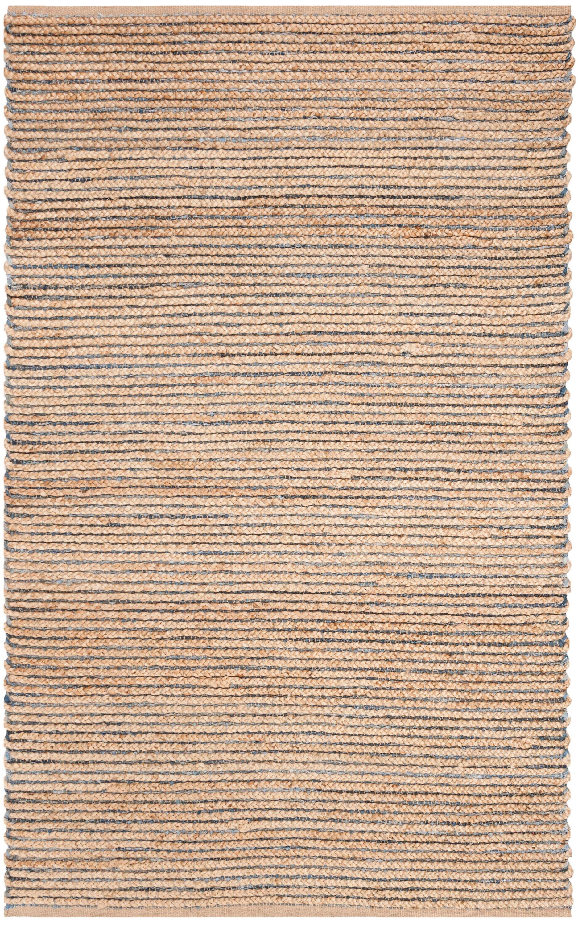 Chupp Hand Woven Jute, Denim Solid Color Rug