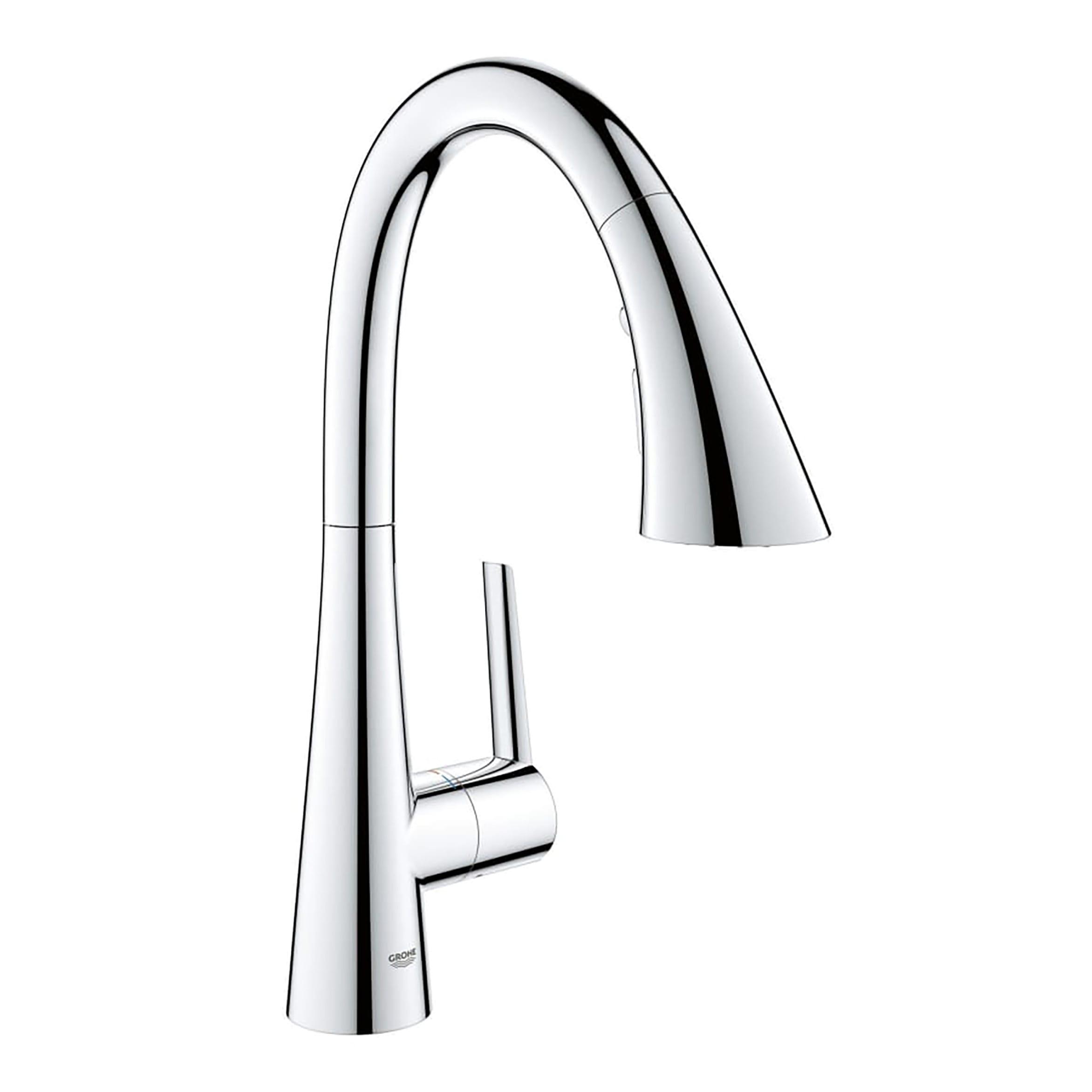 ZEDRA Single-Handle Pull Down Triple Spray Bar Faucet 1.75 GPM