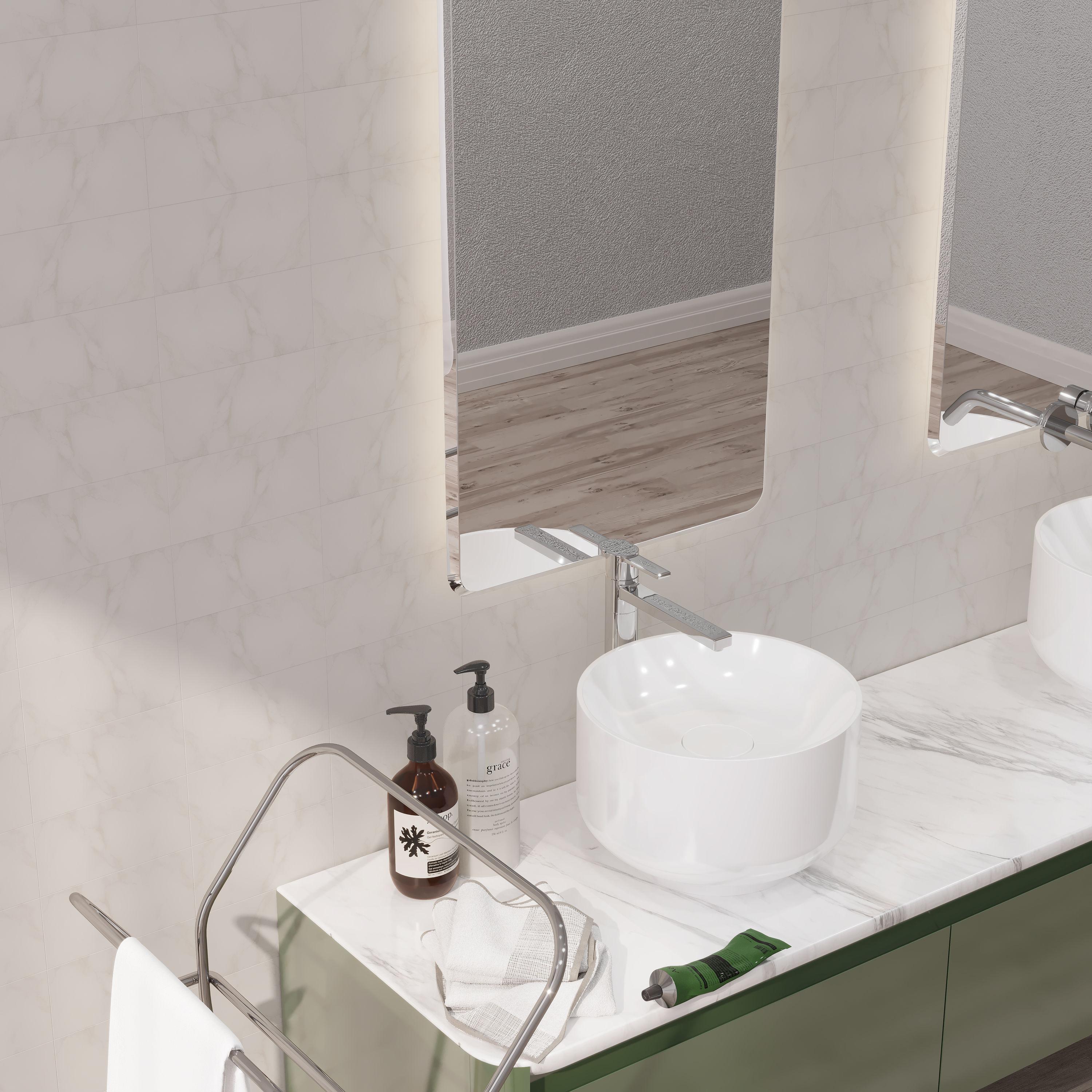 4'' W x 8'' L PVC Peel and Stick Subway Tile