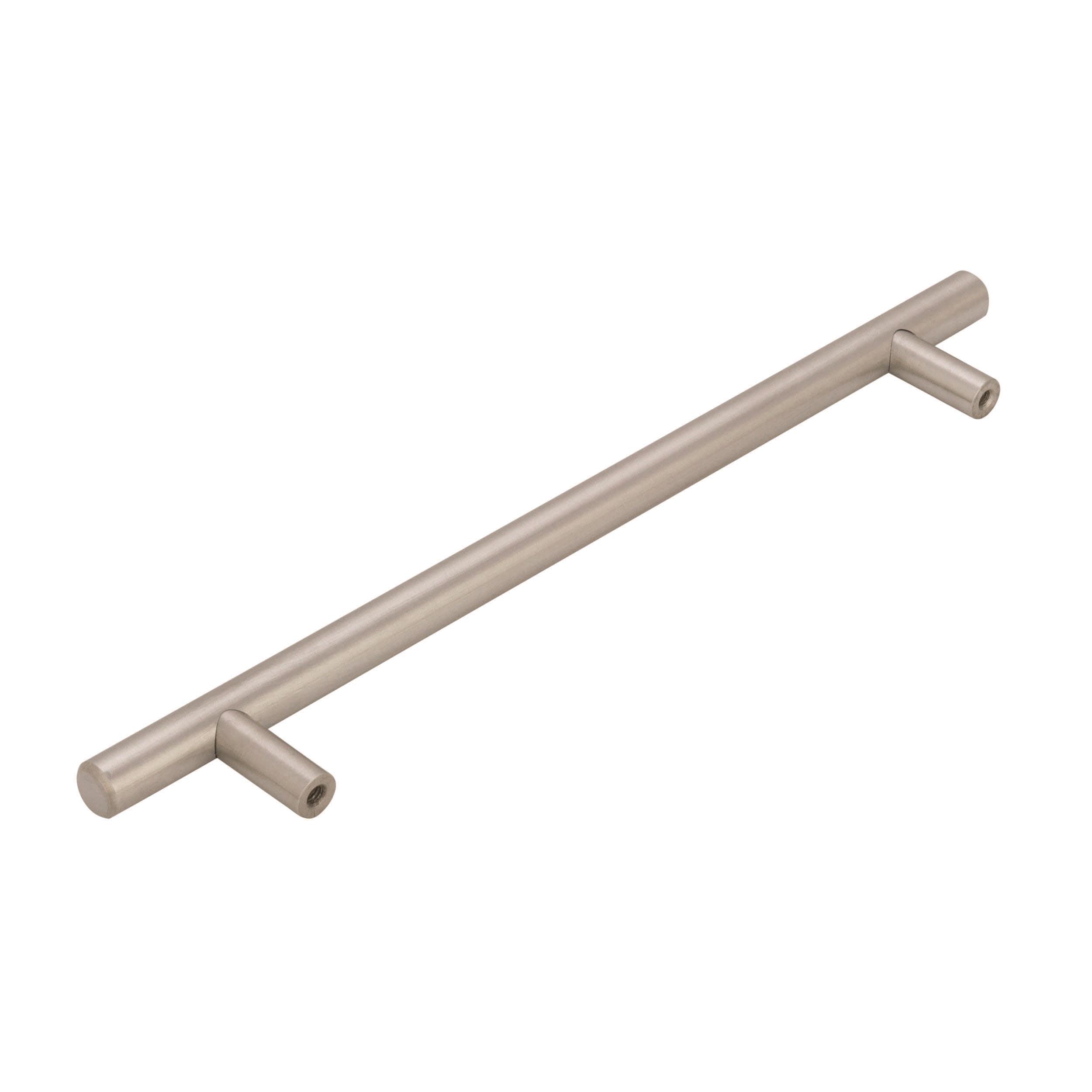 Amerock Bar Pulls 7-9/16 inch (192mm) Center-to-Center Stainless Steel Cabinet Pull