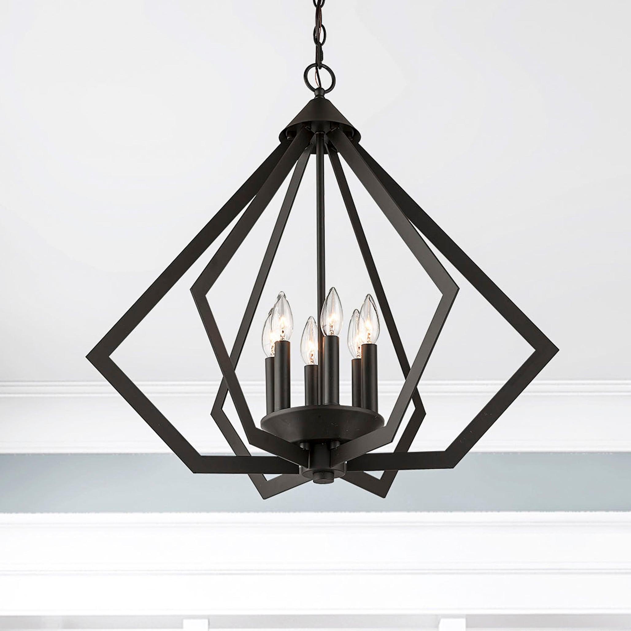 Livex Lighting - Prism - 6 Light Chandelier in Contemporary Style - 26 Inches