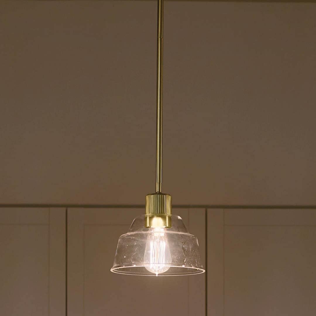 Kichler Lighting Eastmont 1 - Light Pendant in  Brushed Brass