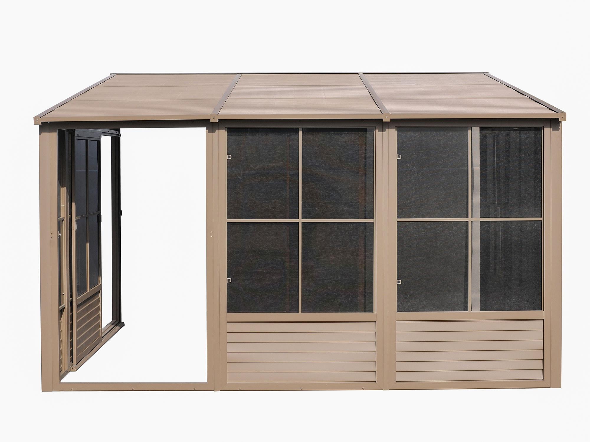 Gazebo Penguin Florence Wall-Mounted Solarium with Metal Roof