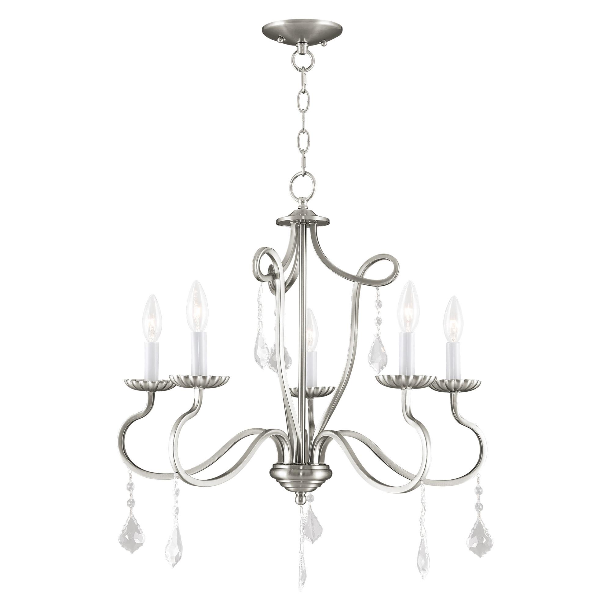 Livex Lighting Callisto 5 - Light Chandelier in  Brushed Nickel