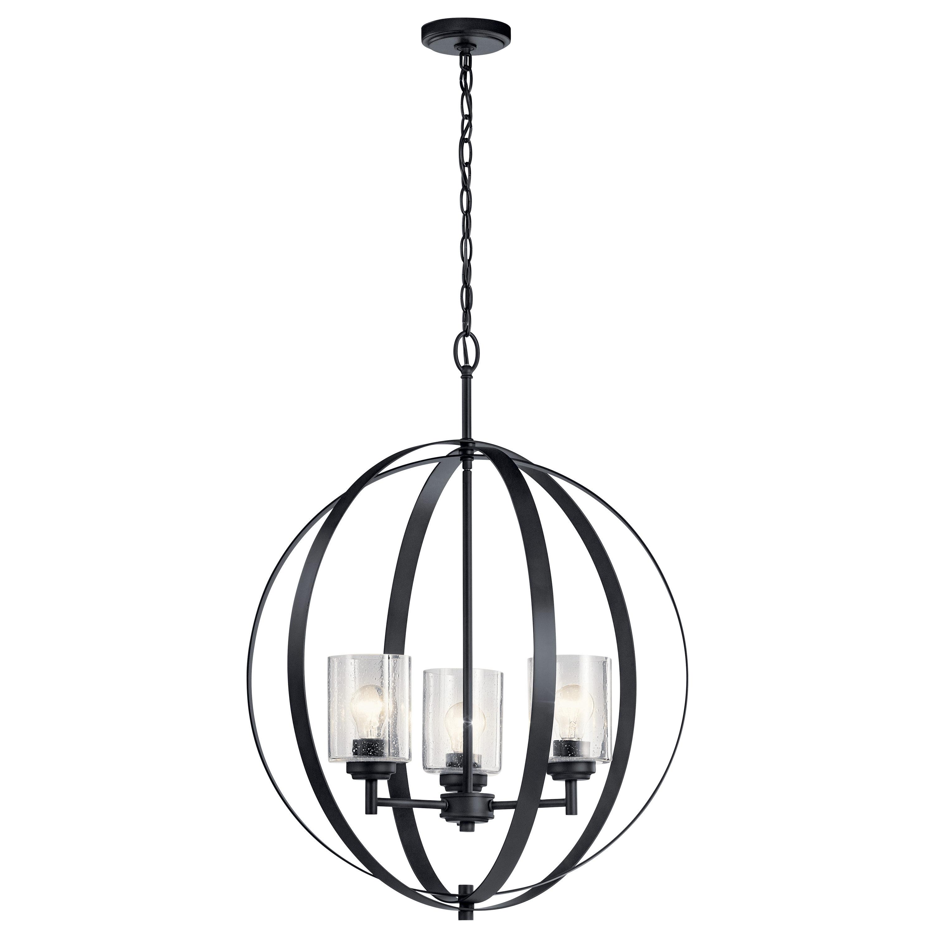 Kichler Lighting Winslow 3 - Light Dimmable Geometric Chandelier