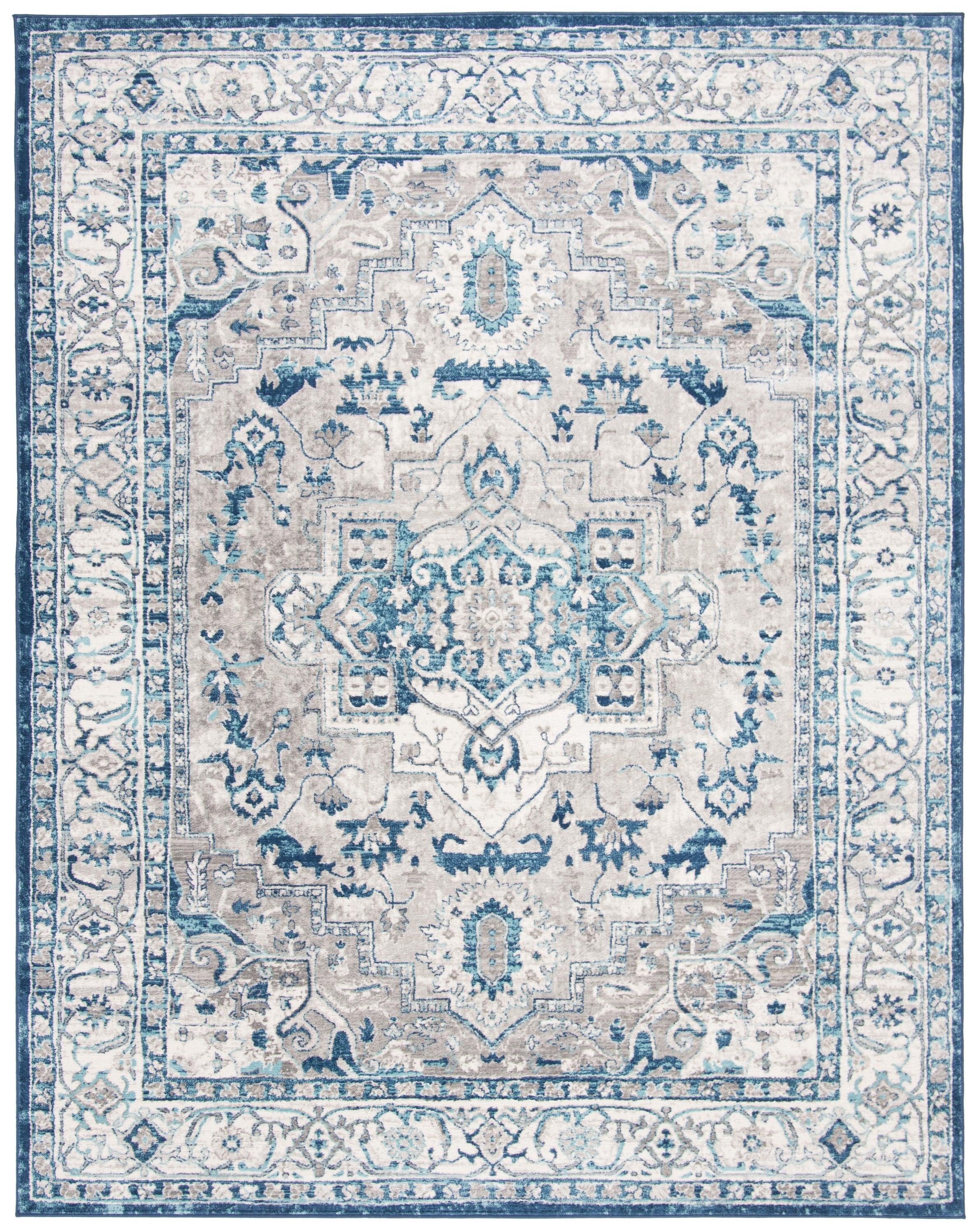 Kelly Clarkson Home Camila Light Gray/Blue Oriental Rug