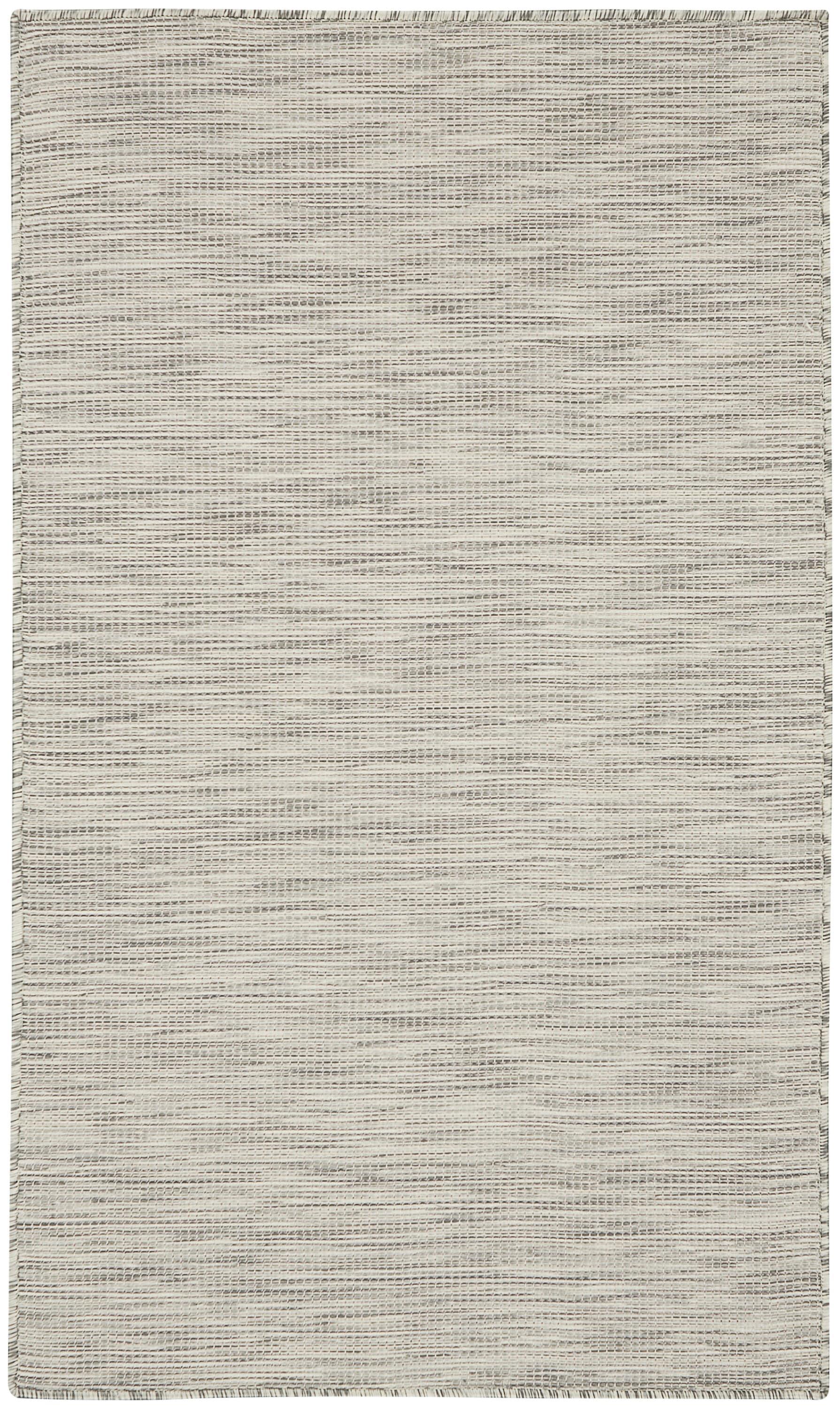 Nourison Positano POS01 Indoor/outdoor Area Rug - Light Grey 3' x 5'