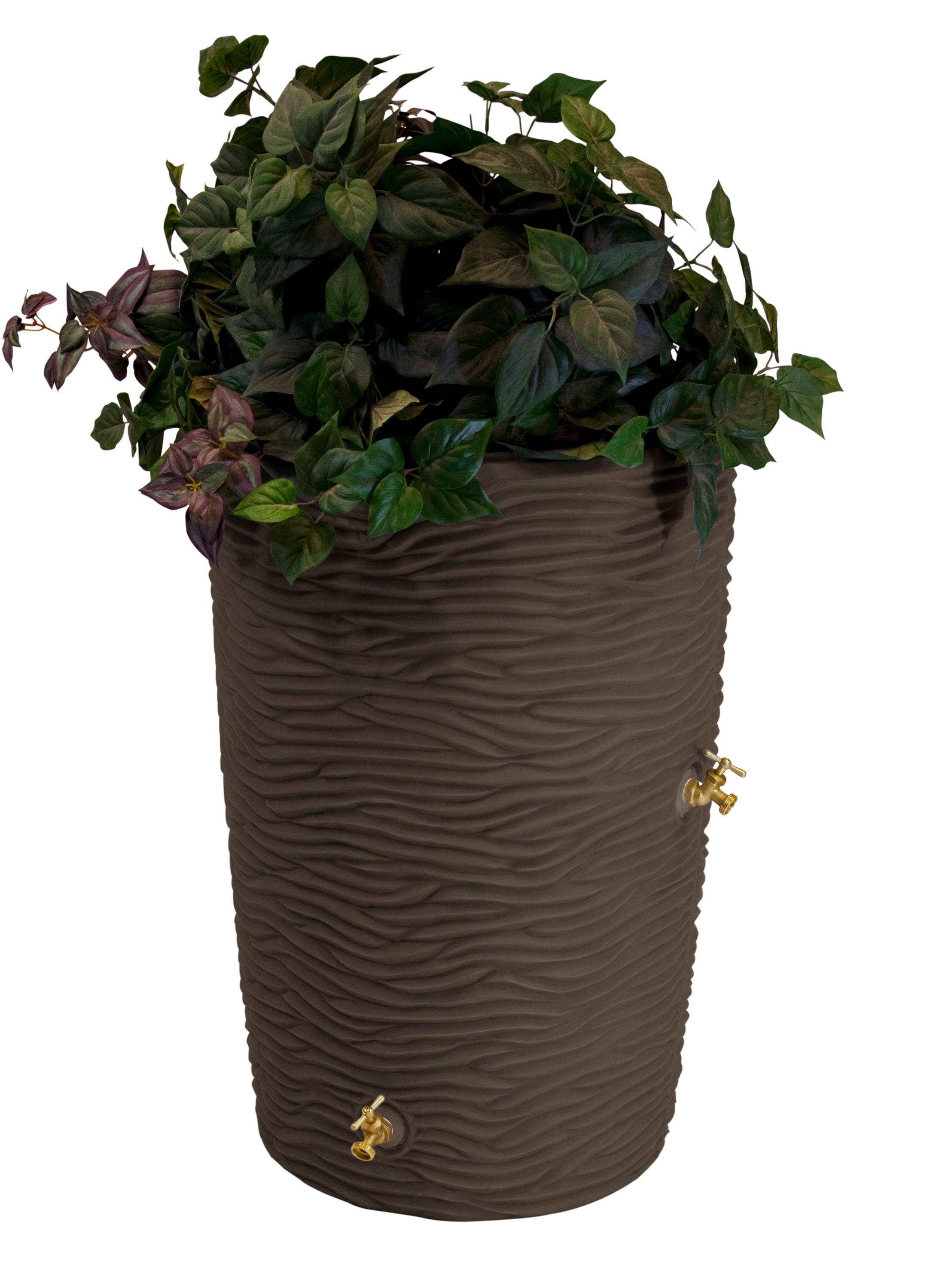 Good Ideas Good Ideas 50 Gallons Plastic Drainable Planter Rain Barrel
