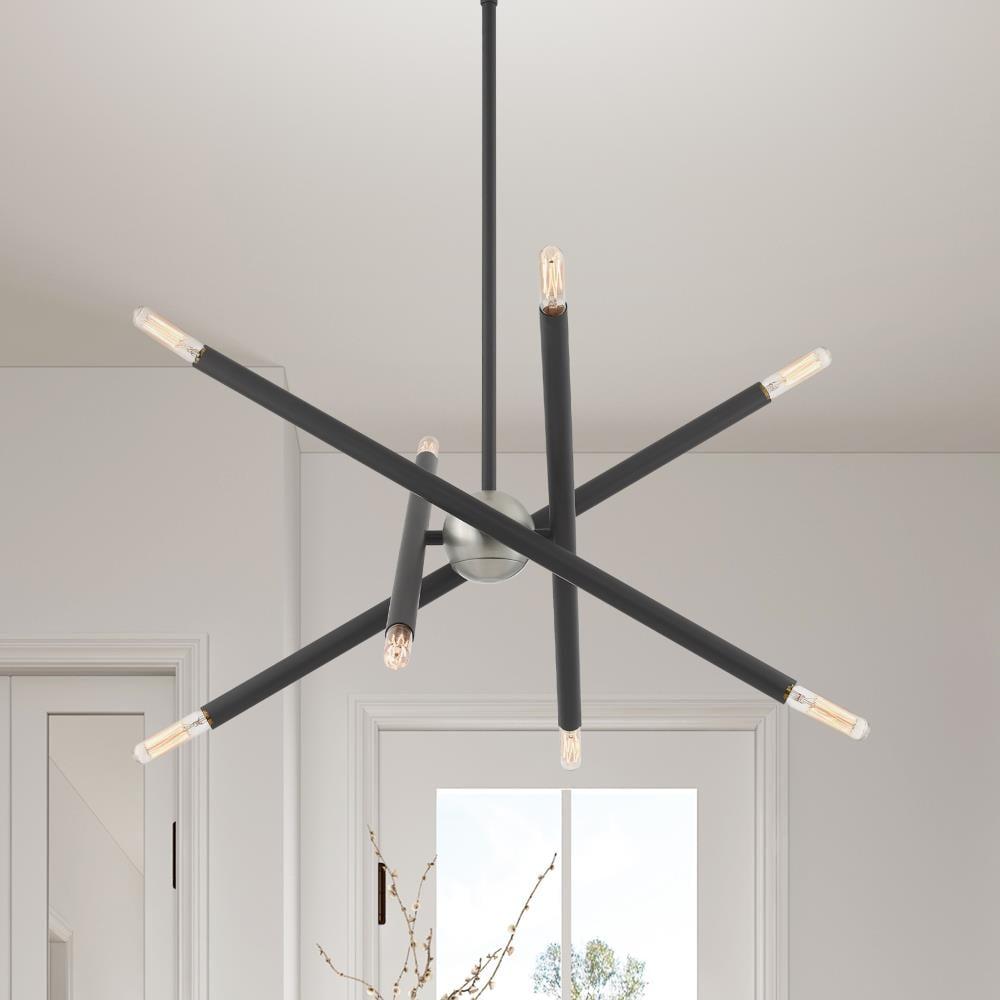 Livex Lighting Soho 8 - Light Chandelier in  Scandinavian Gray