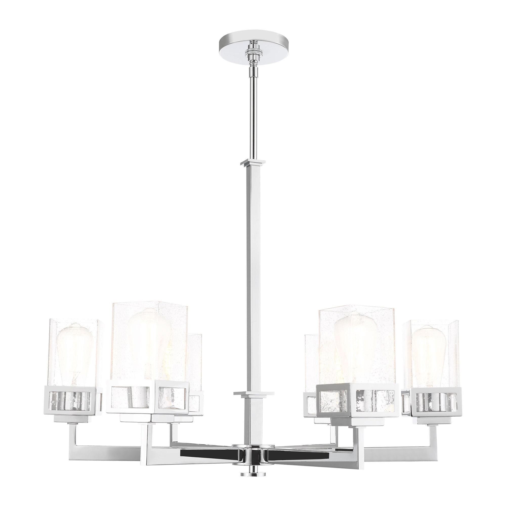 Livex Lighting Harding 6 - Light Chandelier in  Polished Chrome