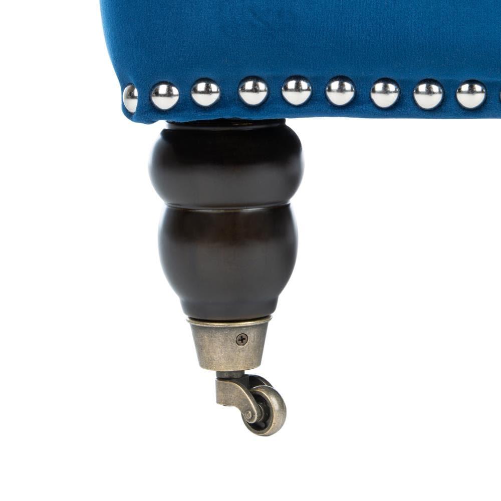 Colin Chair - HUD8212 - Navy/Espresso - Safavieh