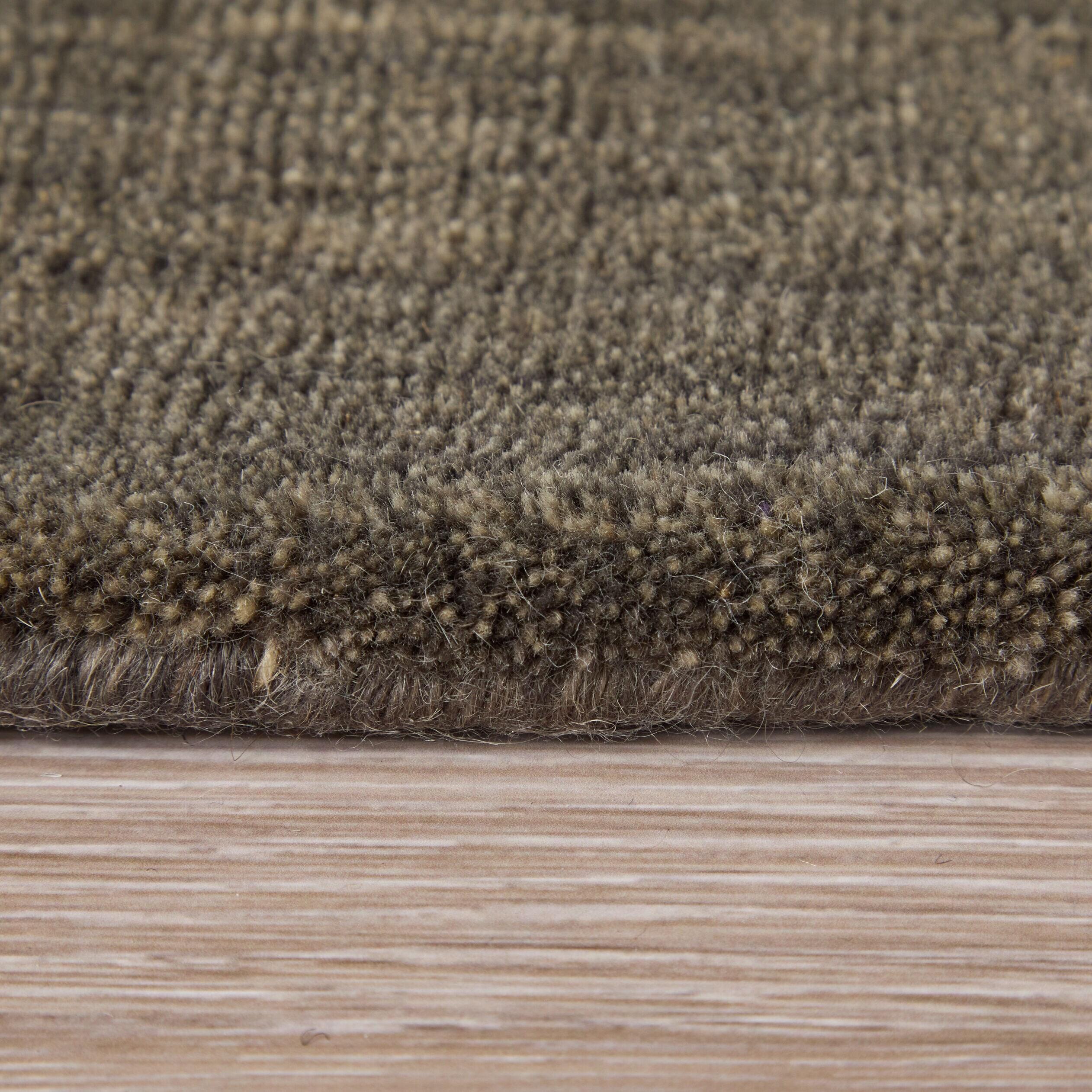 Handmade Tufted Wool Charcoal Area Rug