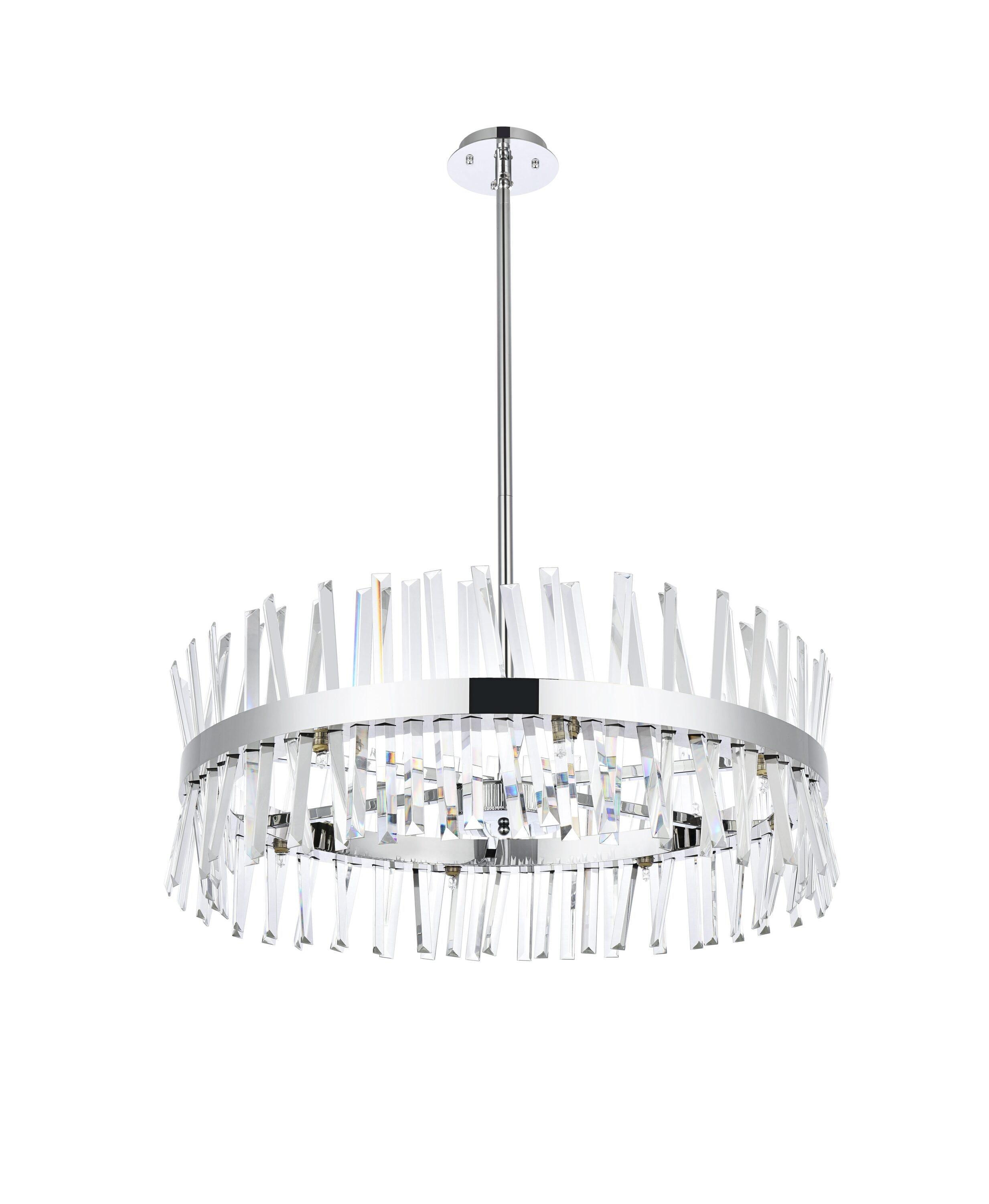 Elegant Lighting Serephina 16 - Light Chandelier in  Chrome