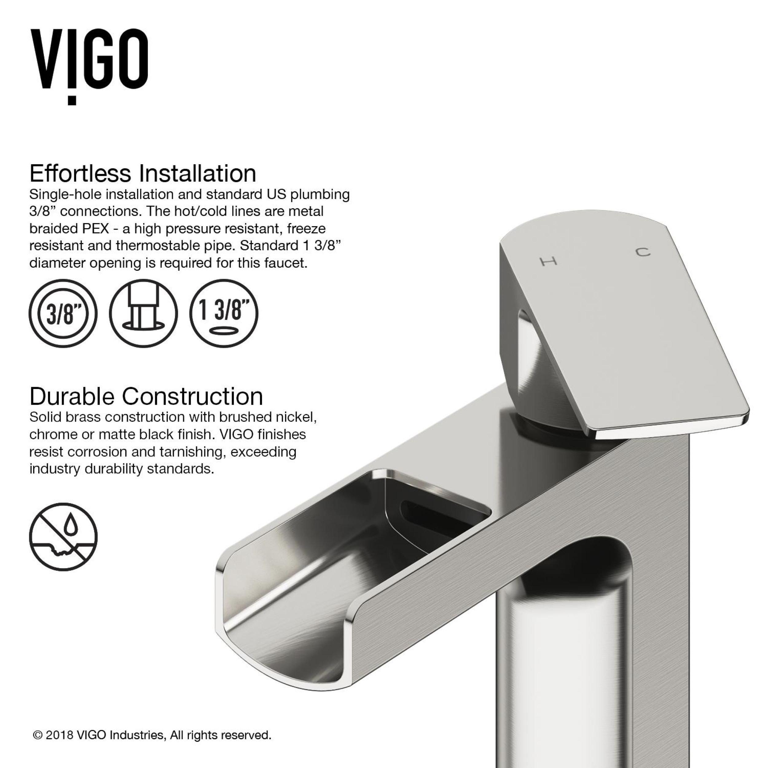 Ileana 7" H Single Handle Single Hole Bathroom Faucet