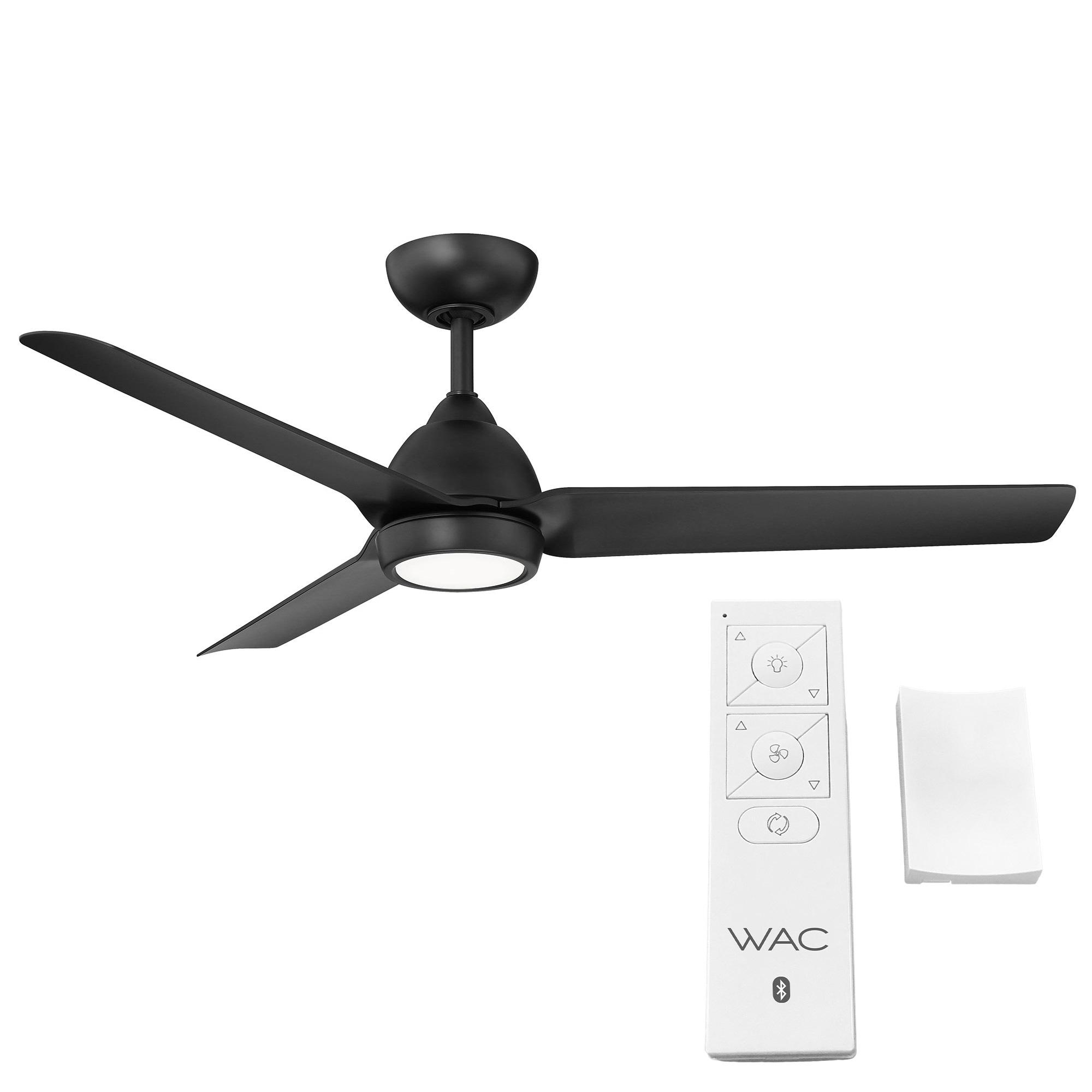 52" Smart Home Compatible 3 Blade Smart Ceiling Fan with Remote