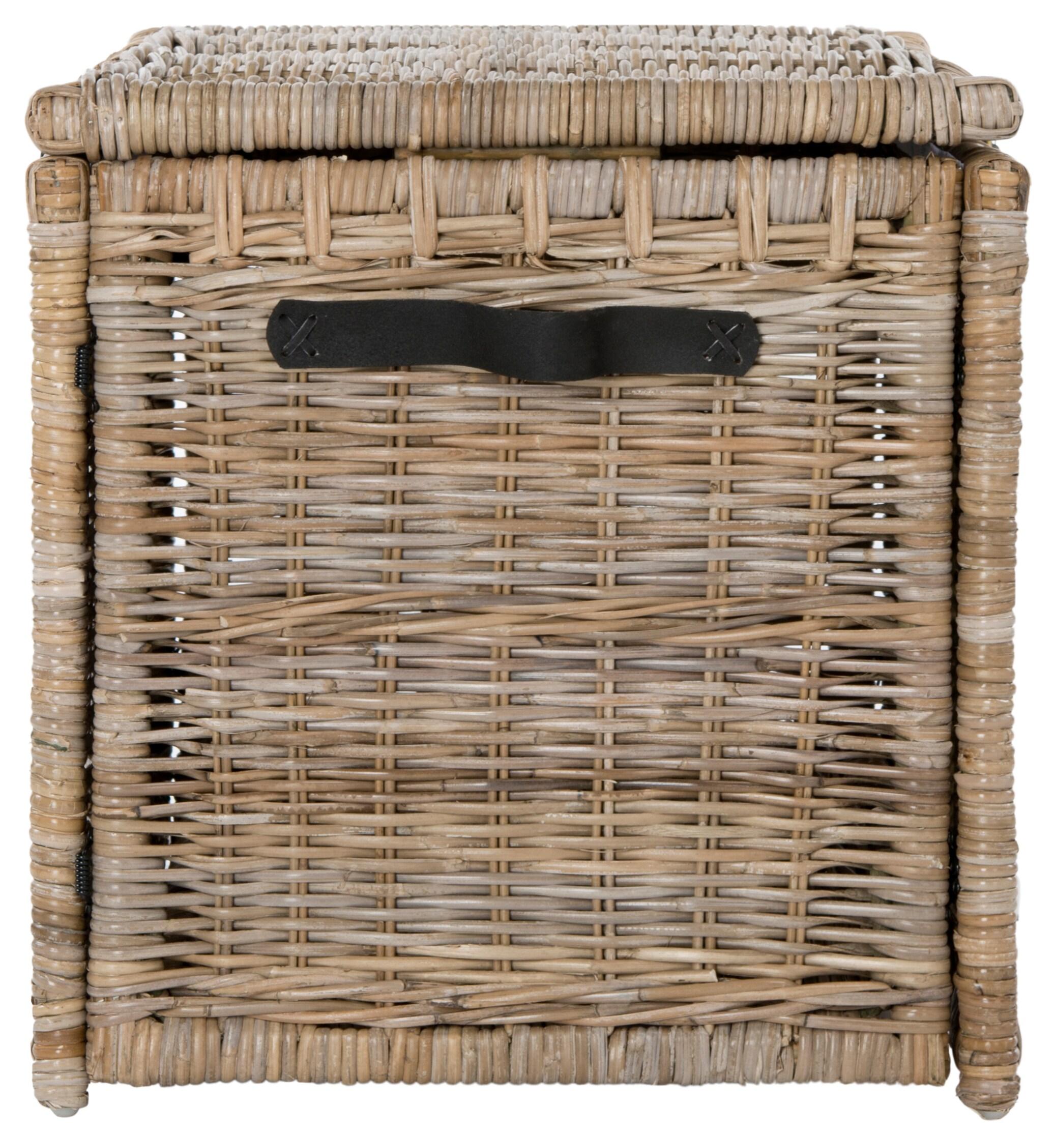 Michael 35" Wicker Storage Trunk, Natural