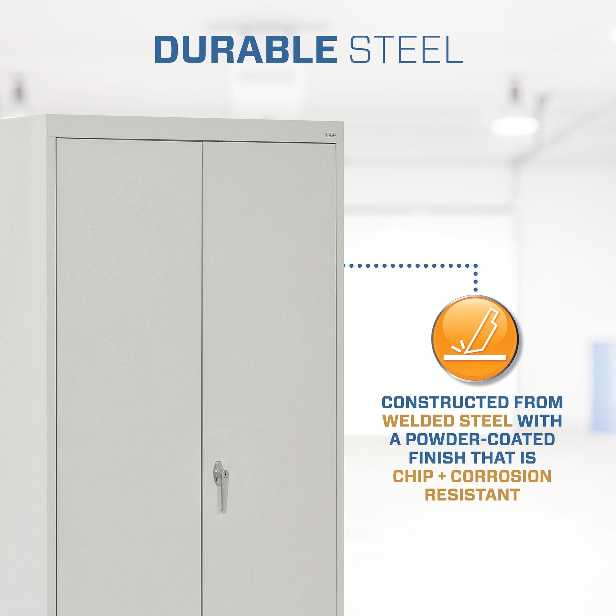 Classic Plus Sandusky Lee Classic 36" L x 18" W x 72" H Steel Garage Storage Cabinet by Sandusky