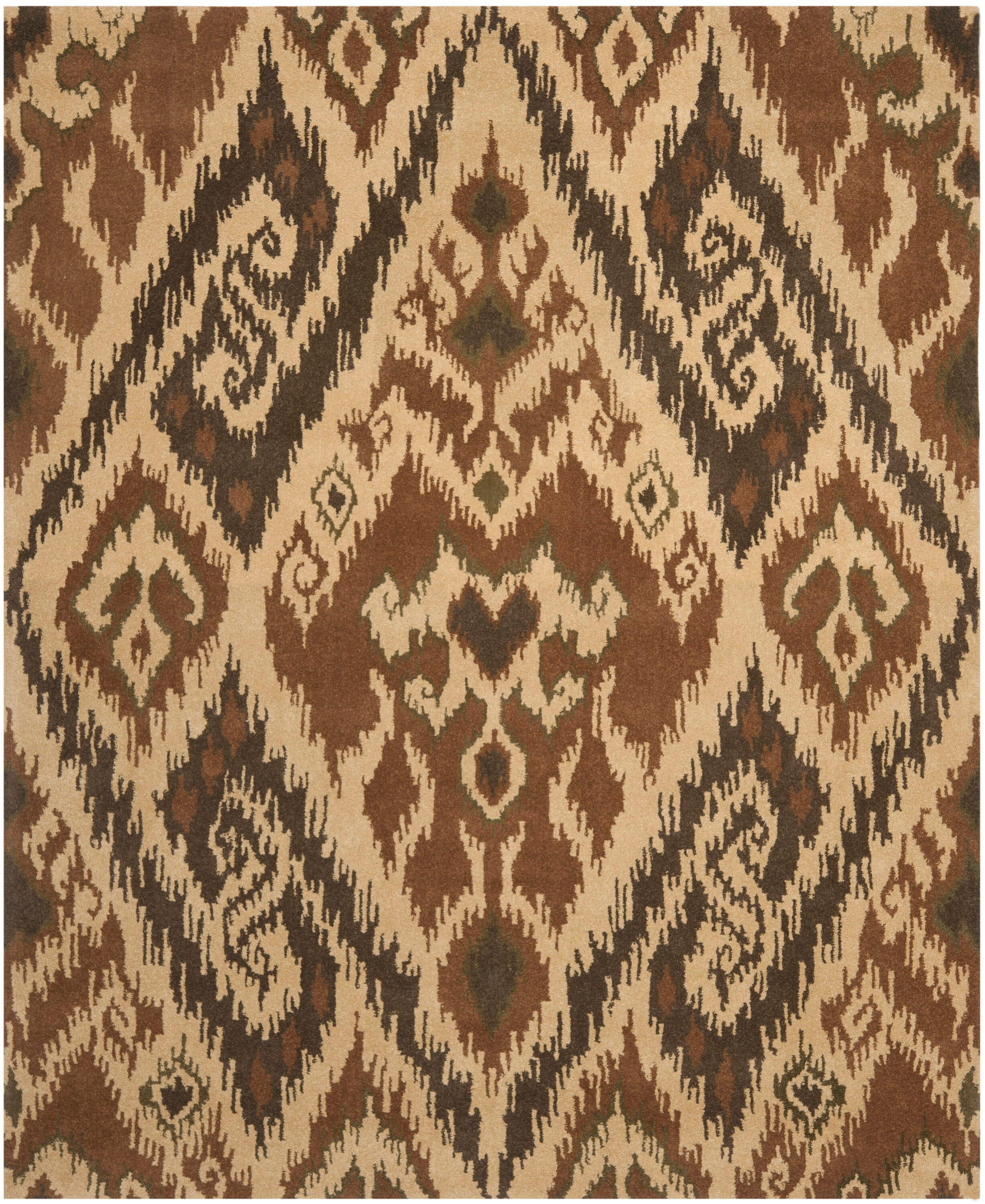 Capri CPR351 Tufted Indoor Area Rug - Multi/Brown - 8'x10' - Safavieh