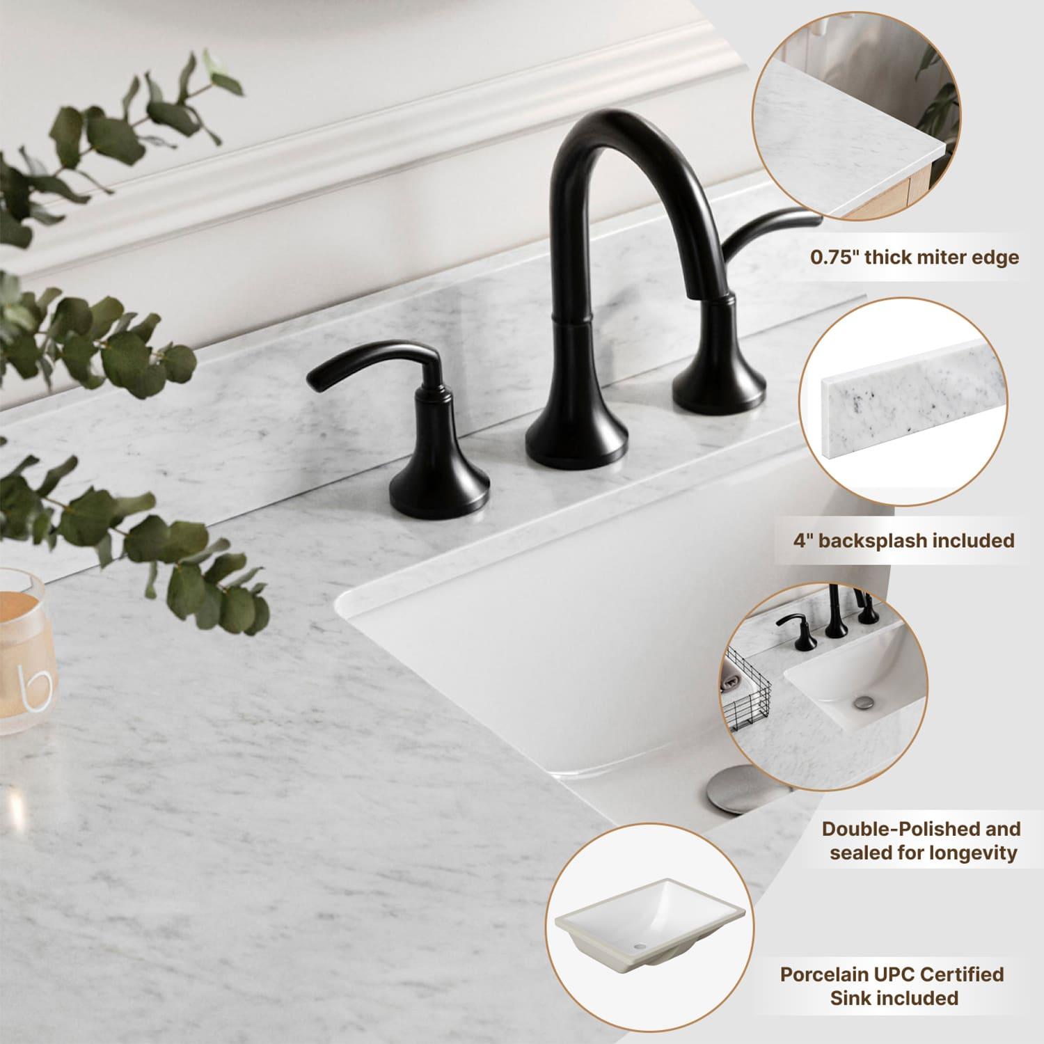 Ariel A043srcw2rvo Cambridge 43" Free Standing Single Basin Vanity Set - Grey