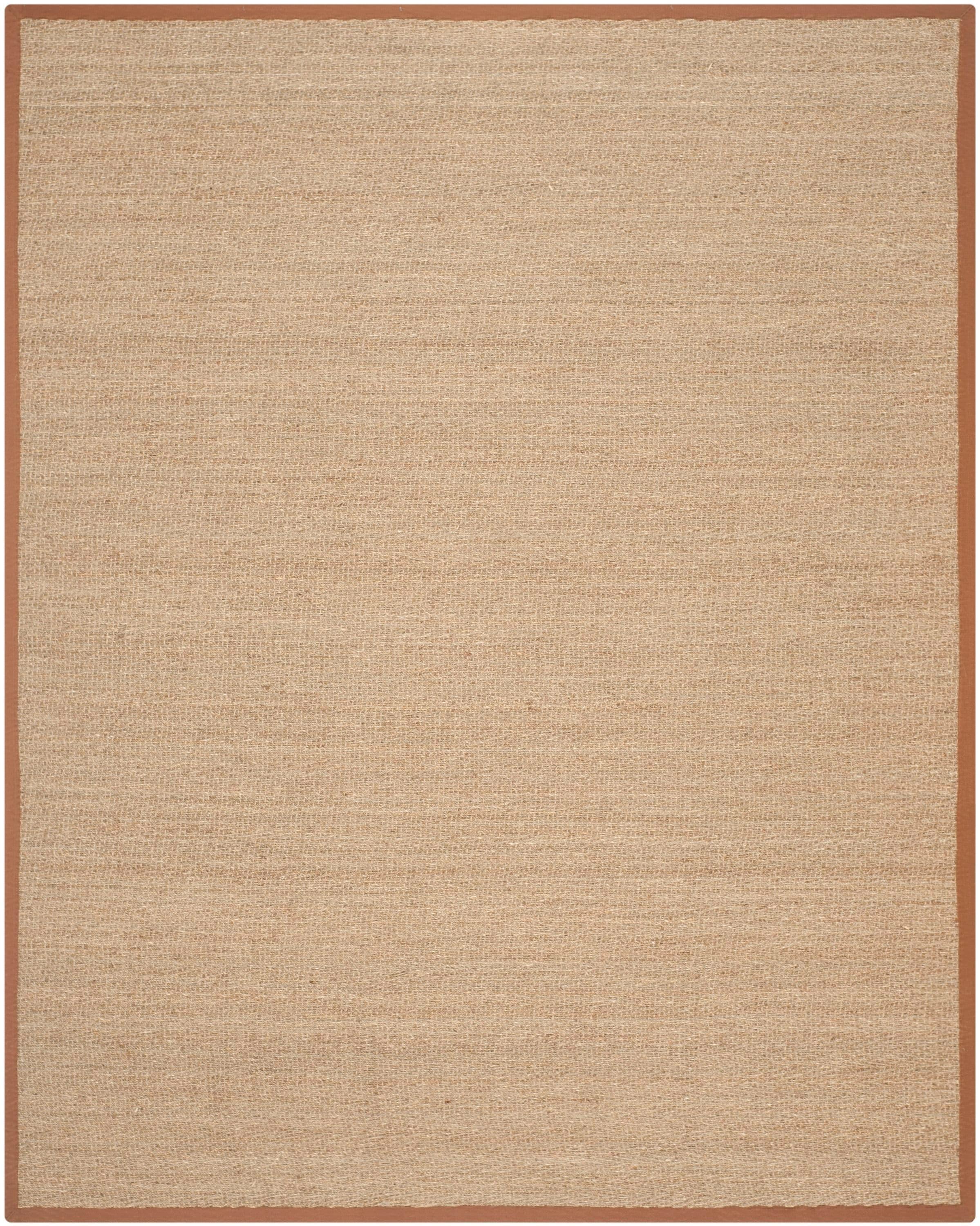 Natural Fiber NF115 Power Loomed Area Rug - Natural/Brown - 8'x10' - Safavieh.