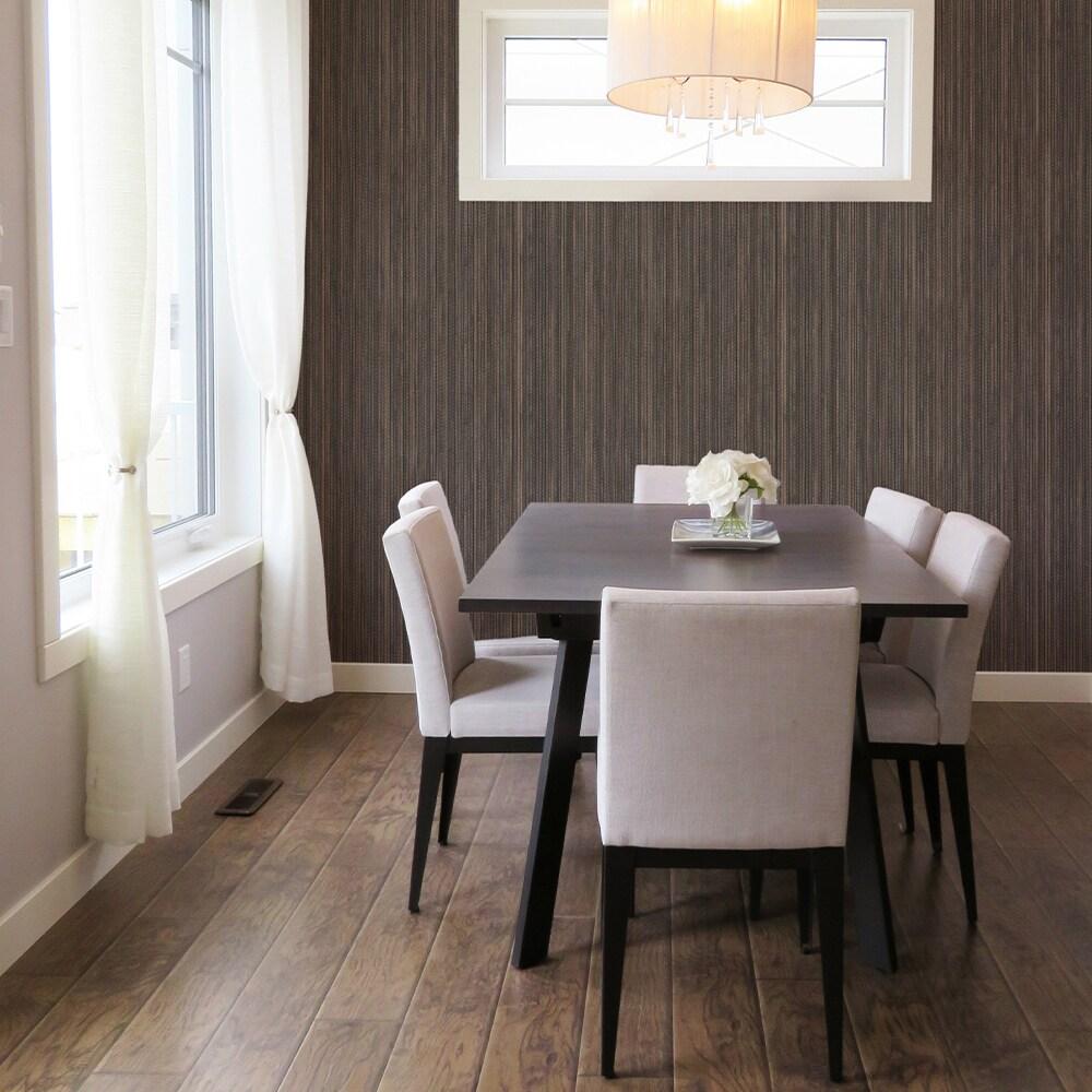 Tempaper & Co.® Faux Grasscloth Removable Peel and Stick Wallpaper, Textured Bronze, 28 sq. ft.: Vinyl, Self-Adhesive, Thin Stripe Pattern