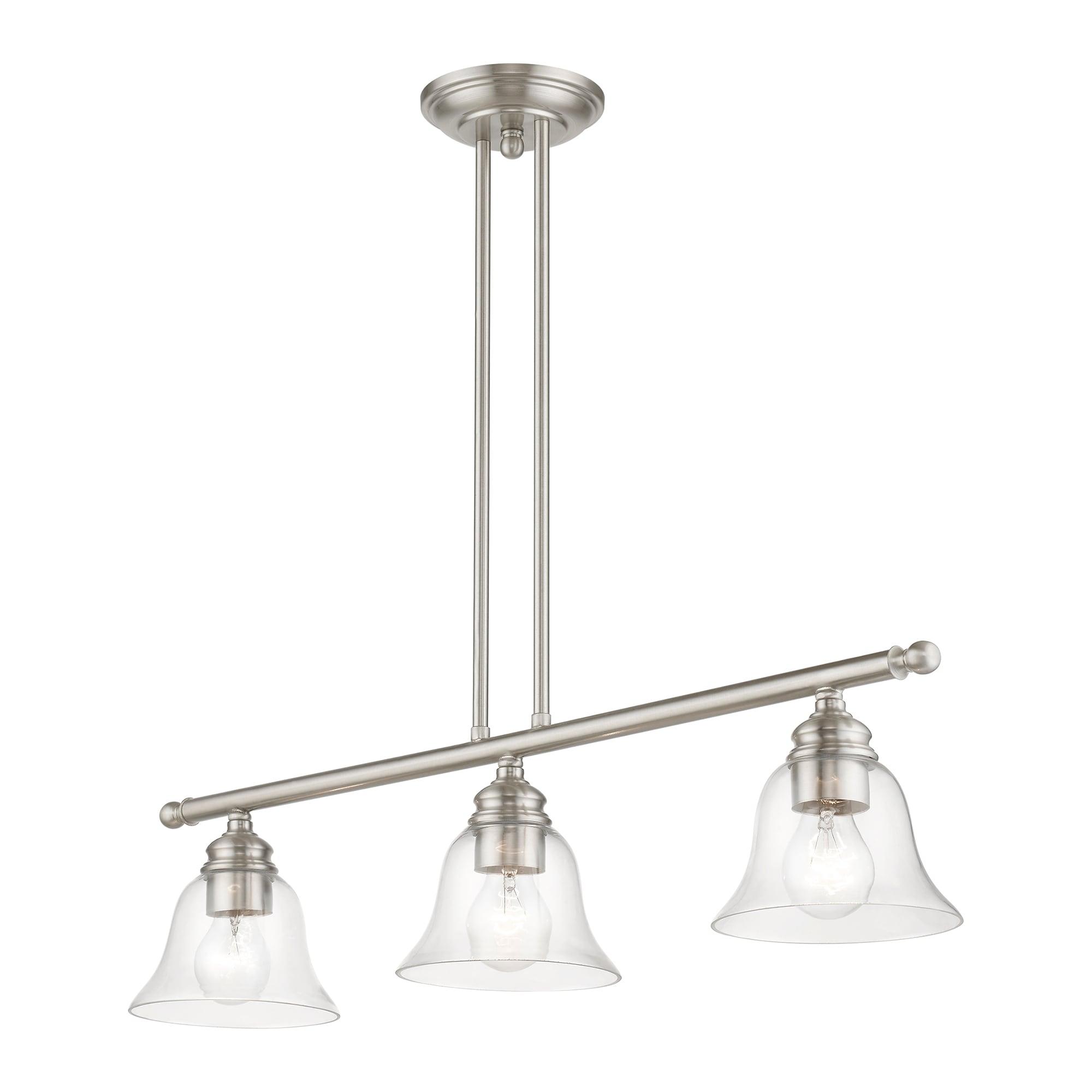 Livex Lighting Moreland 3 - Light Chandelier in  Brushed Nickel