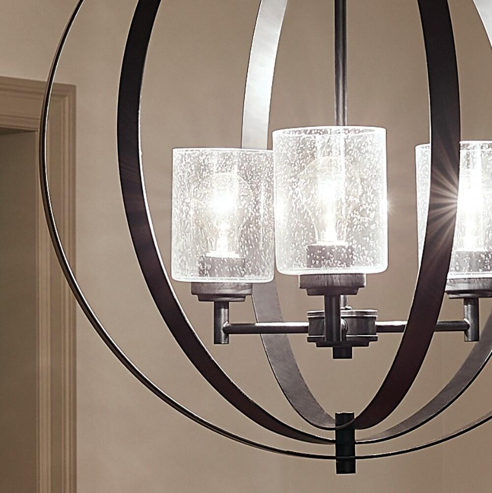 Kichler Lighting Winslow 3 - Light Dimmable Geometric Chandelier