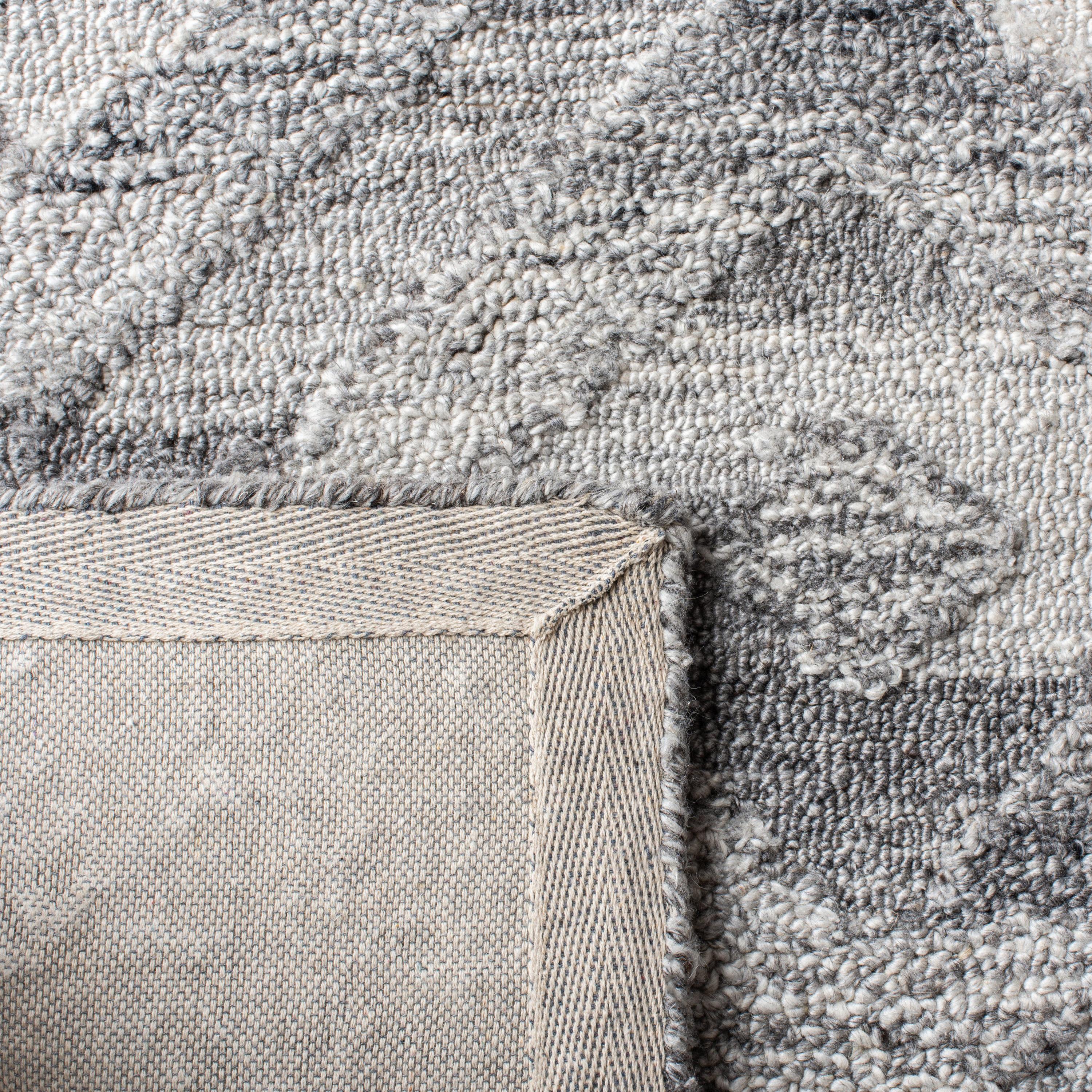 Abstract ABT635 Hand Tufted Area Rug - Grey - 6'x9' - Safavieh.