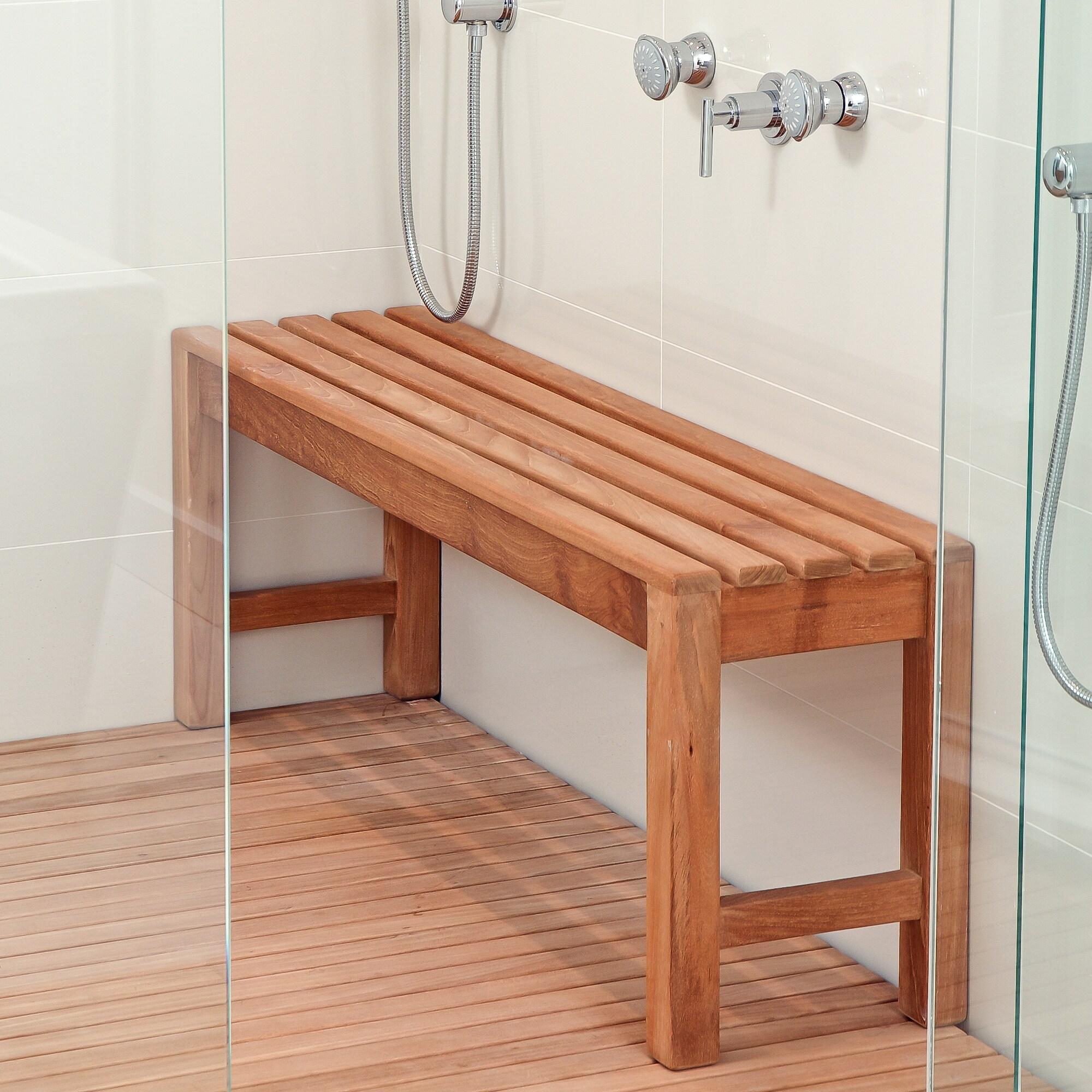 Teak Shower Bench