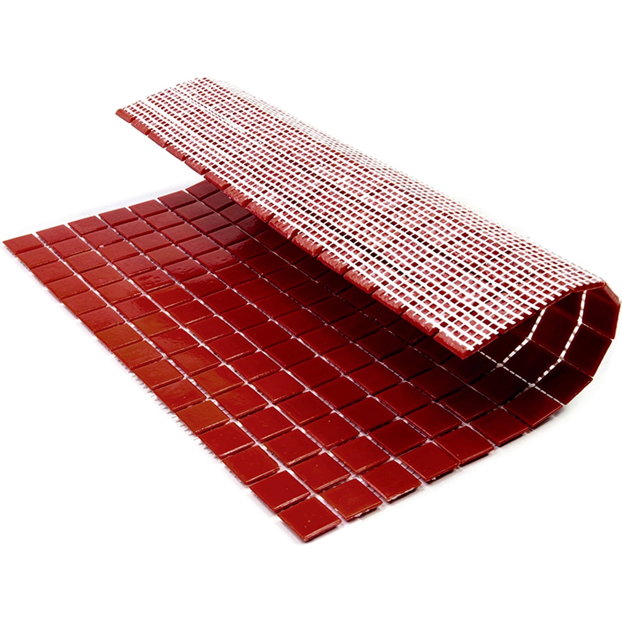 Dune 0.8" x 0.8" Glass Grid Mosaic Wall & Floor Tile