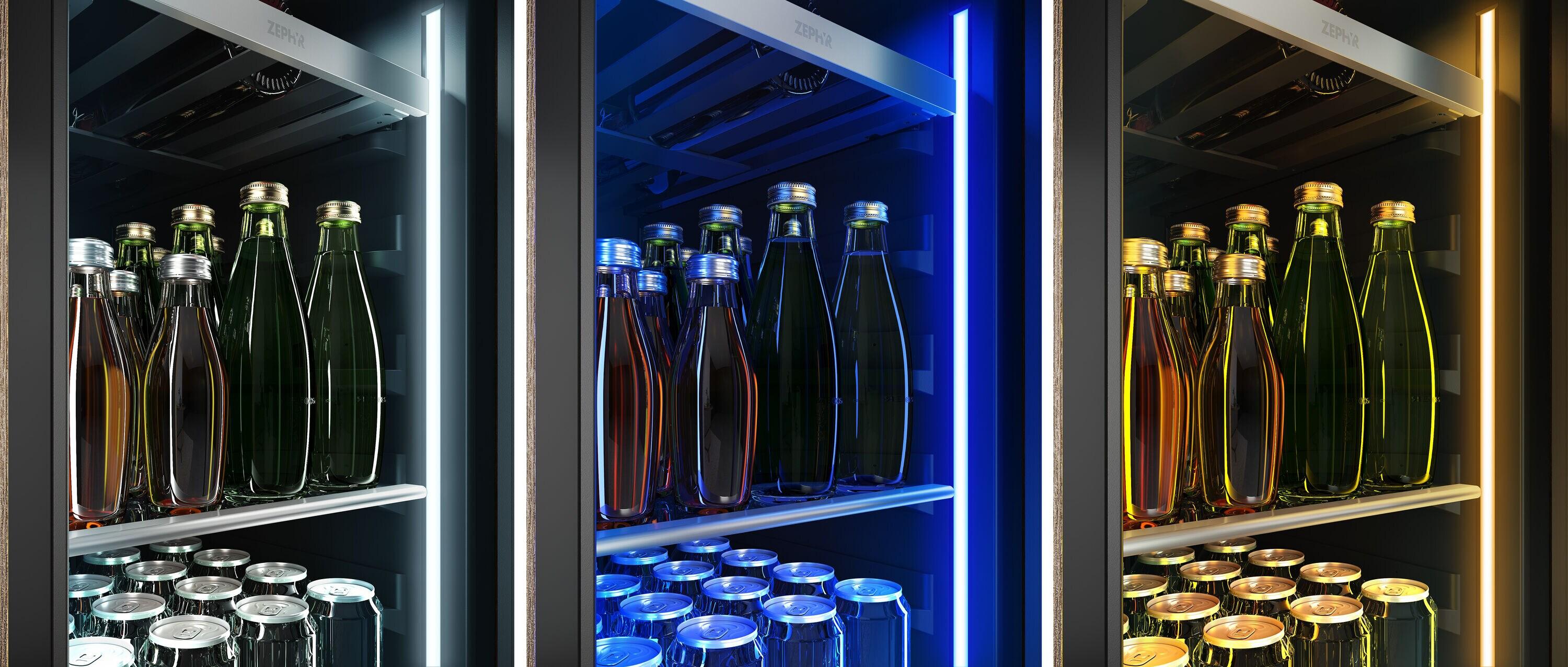 Zephyr Zephyr Presrv 15" 4-Bottle and 64-Can Single Zone Beverage Cooler